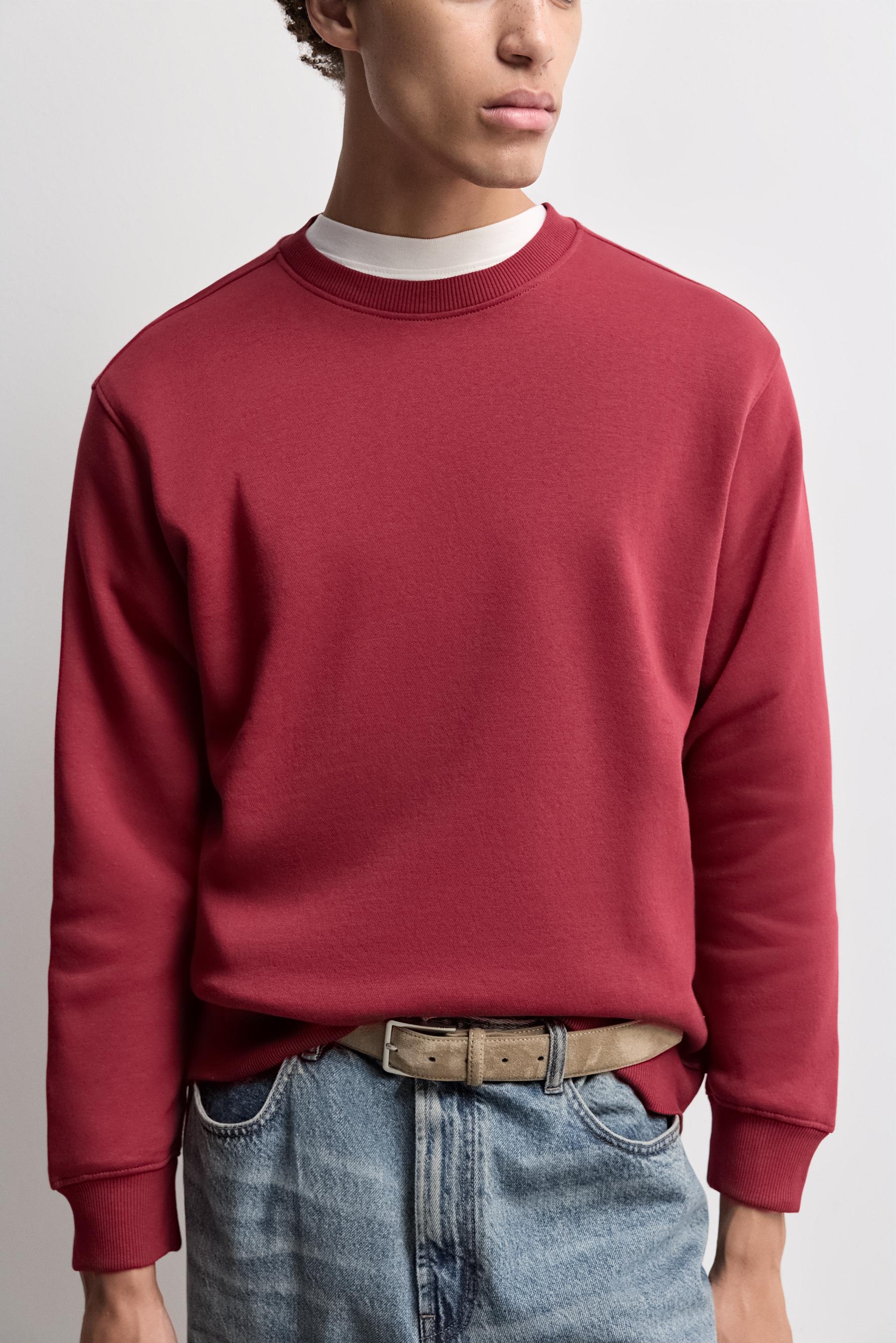Basic sweatshirt — DARK PINK