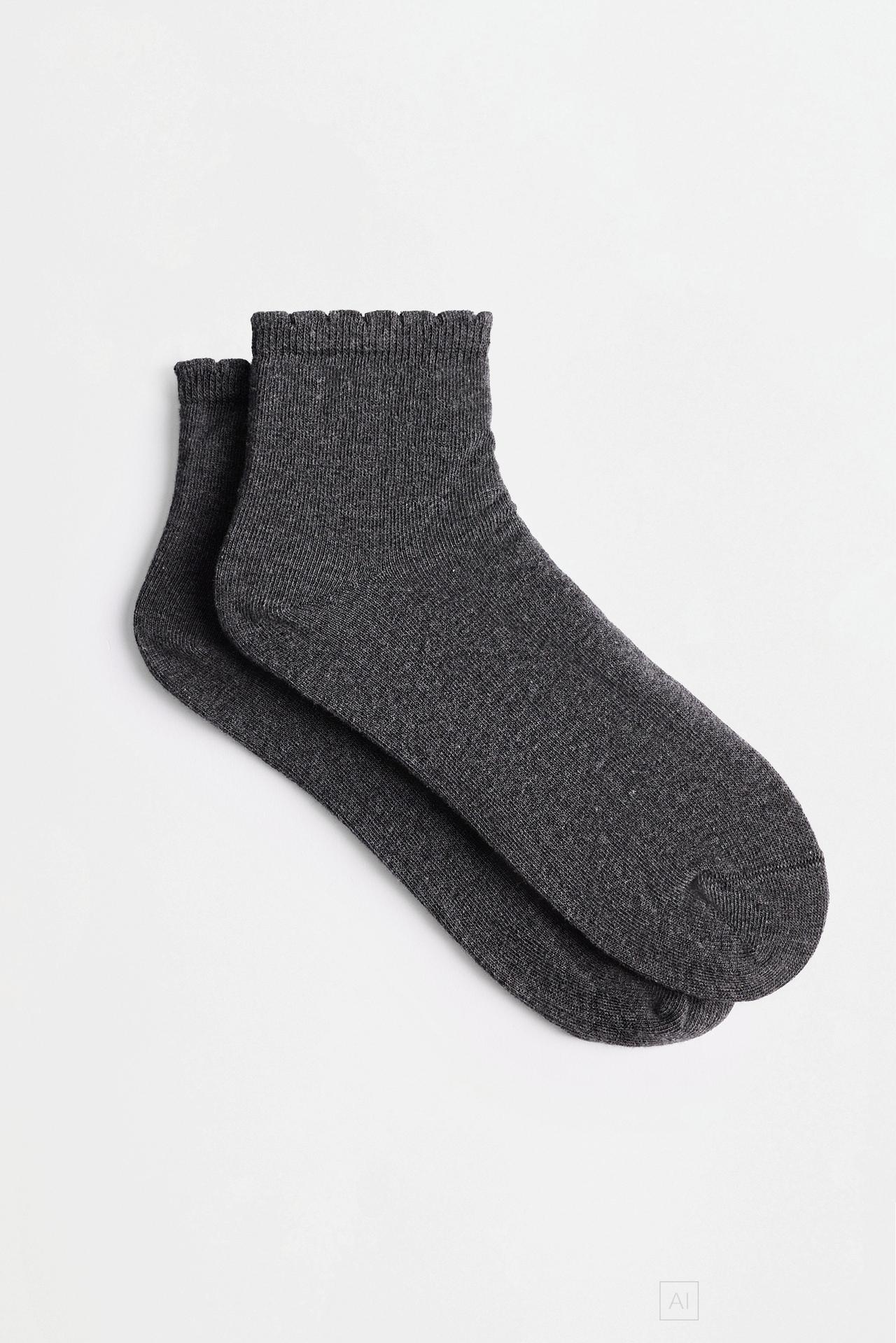 Ankle socks (7-pack) — GREY TONES
