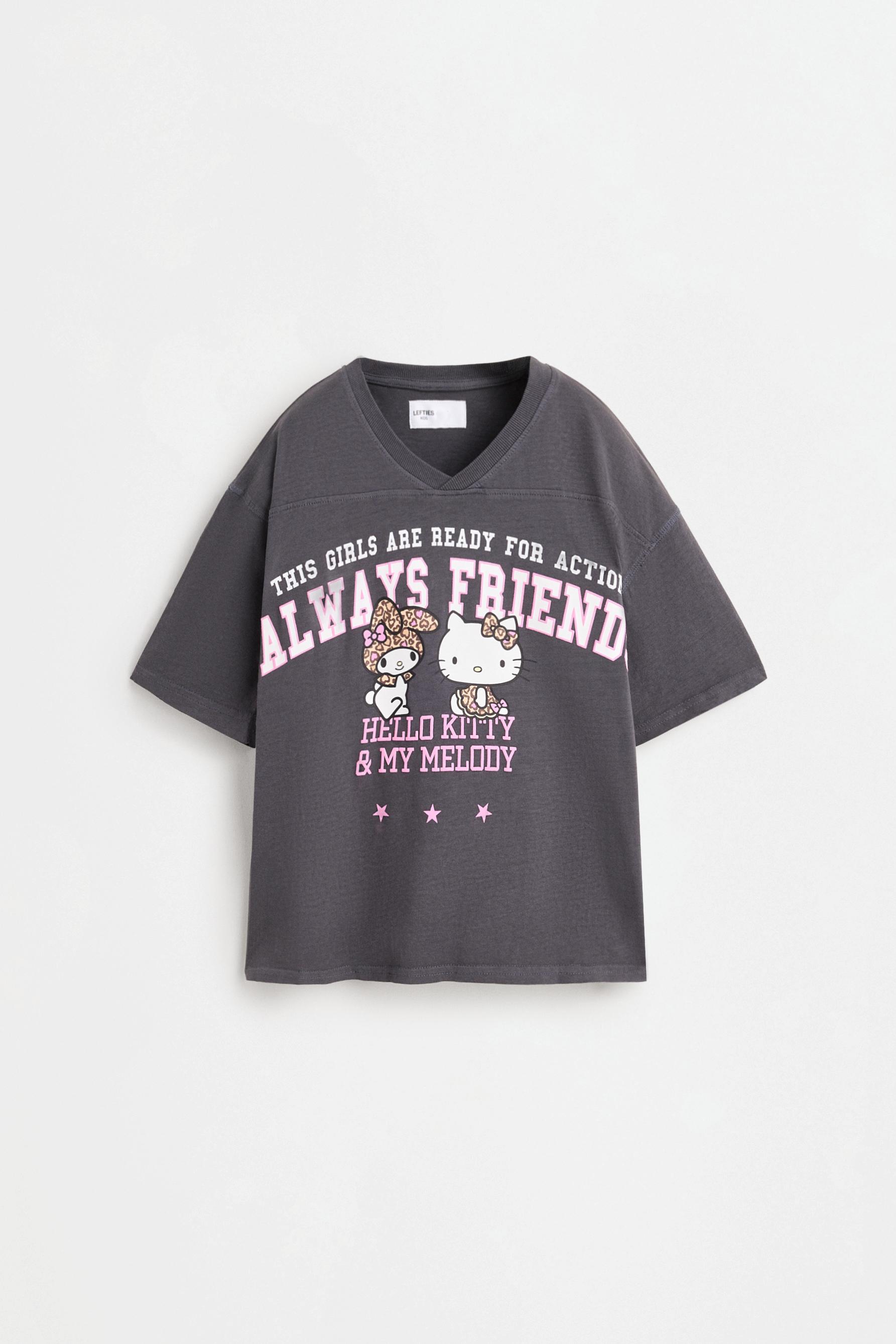 Hello Kitty and My Melody ©SANRIO T-shirt — ANTHRACITE GREY