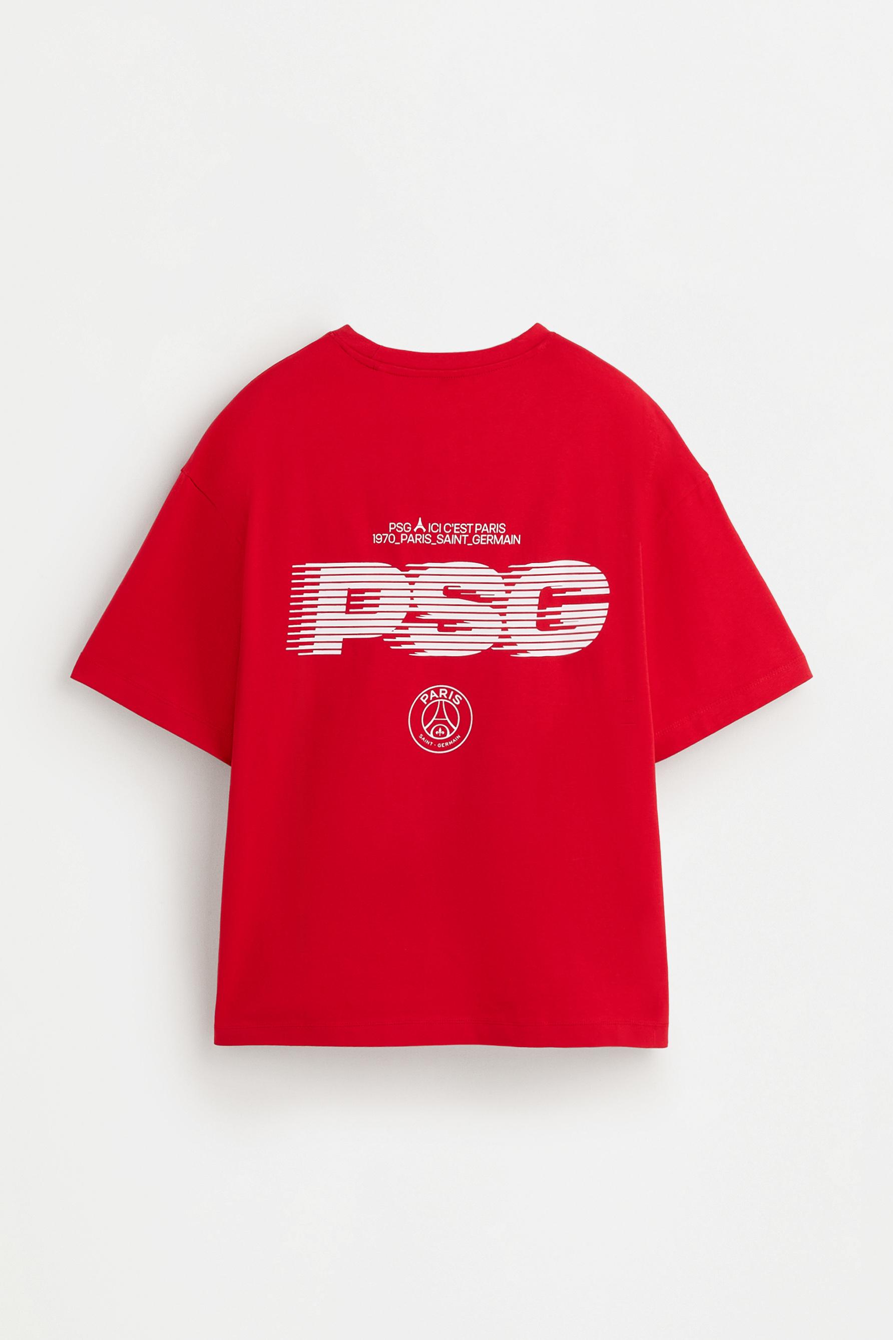 Paris Saint-Germain x Lefties printed T-shirt — BRIGHT RED