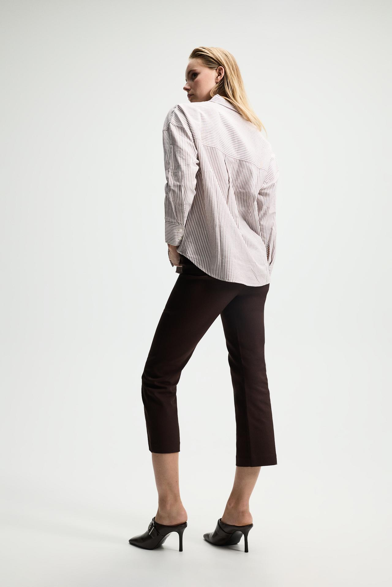 Bell bottom trousers — CHOCOLATE