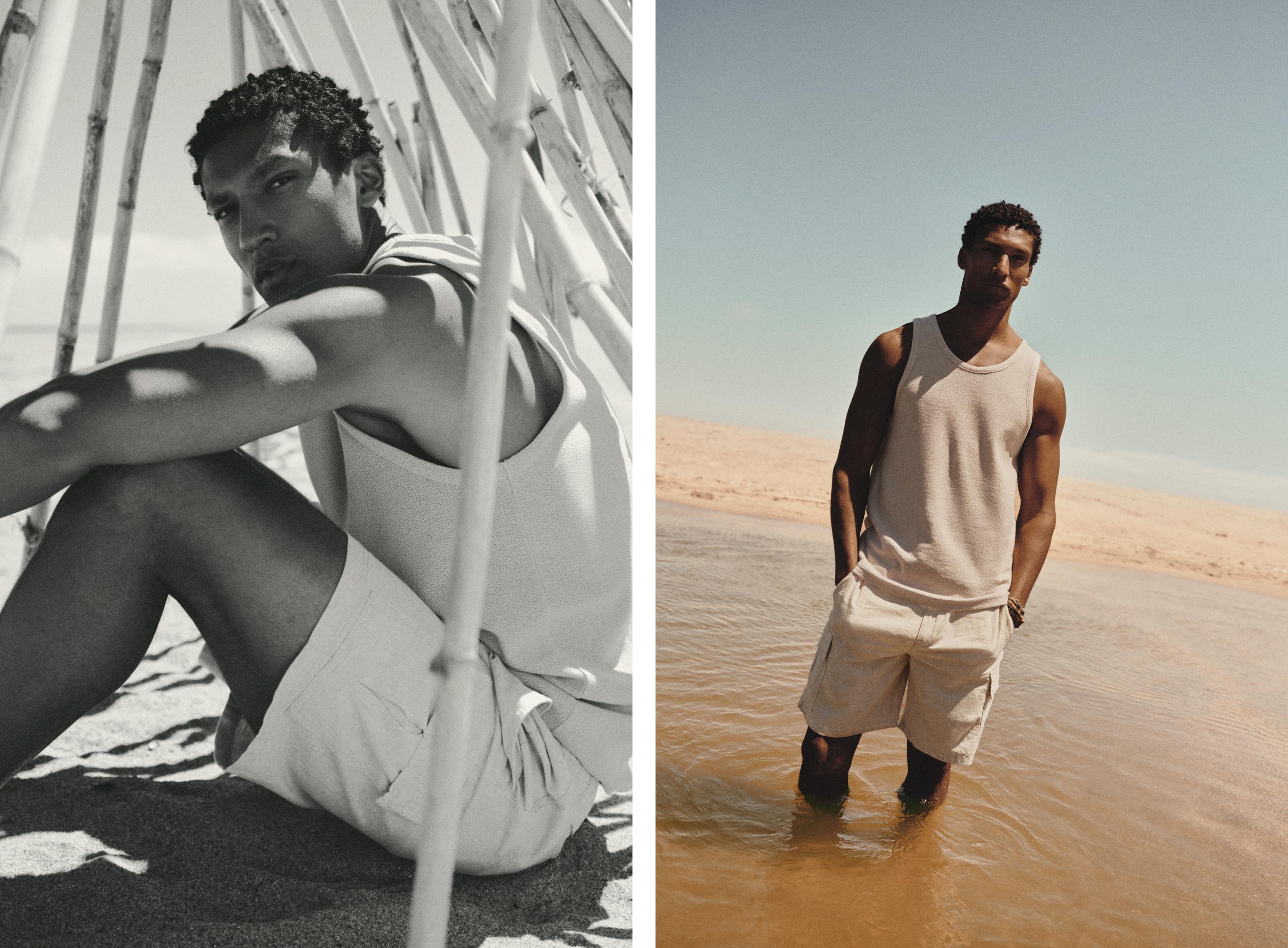 Rustic tank top — CAMEL