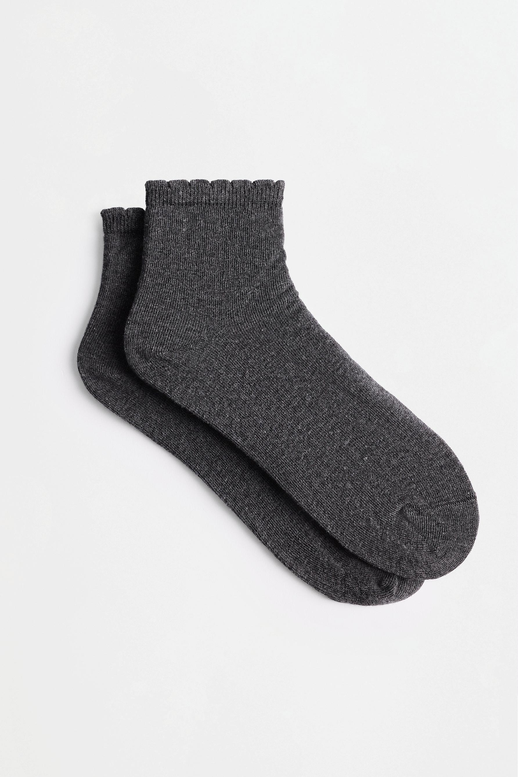 Ankle socks (7-pack) — GREY TONES