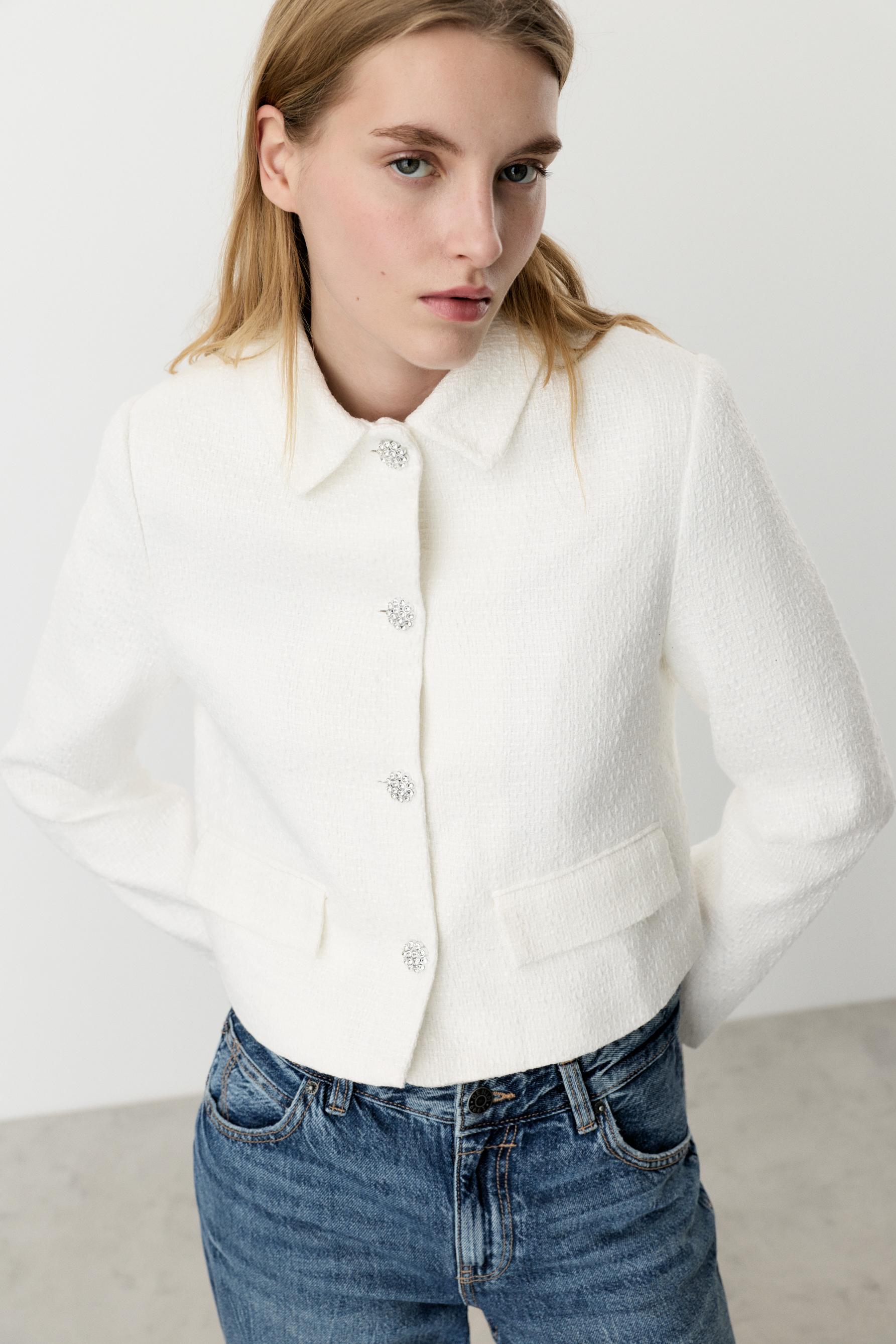 Chaqueta textura botones