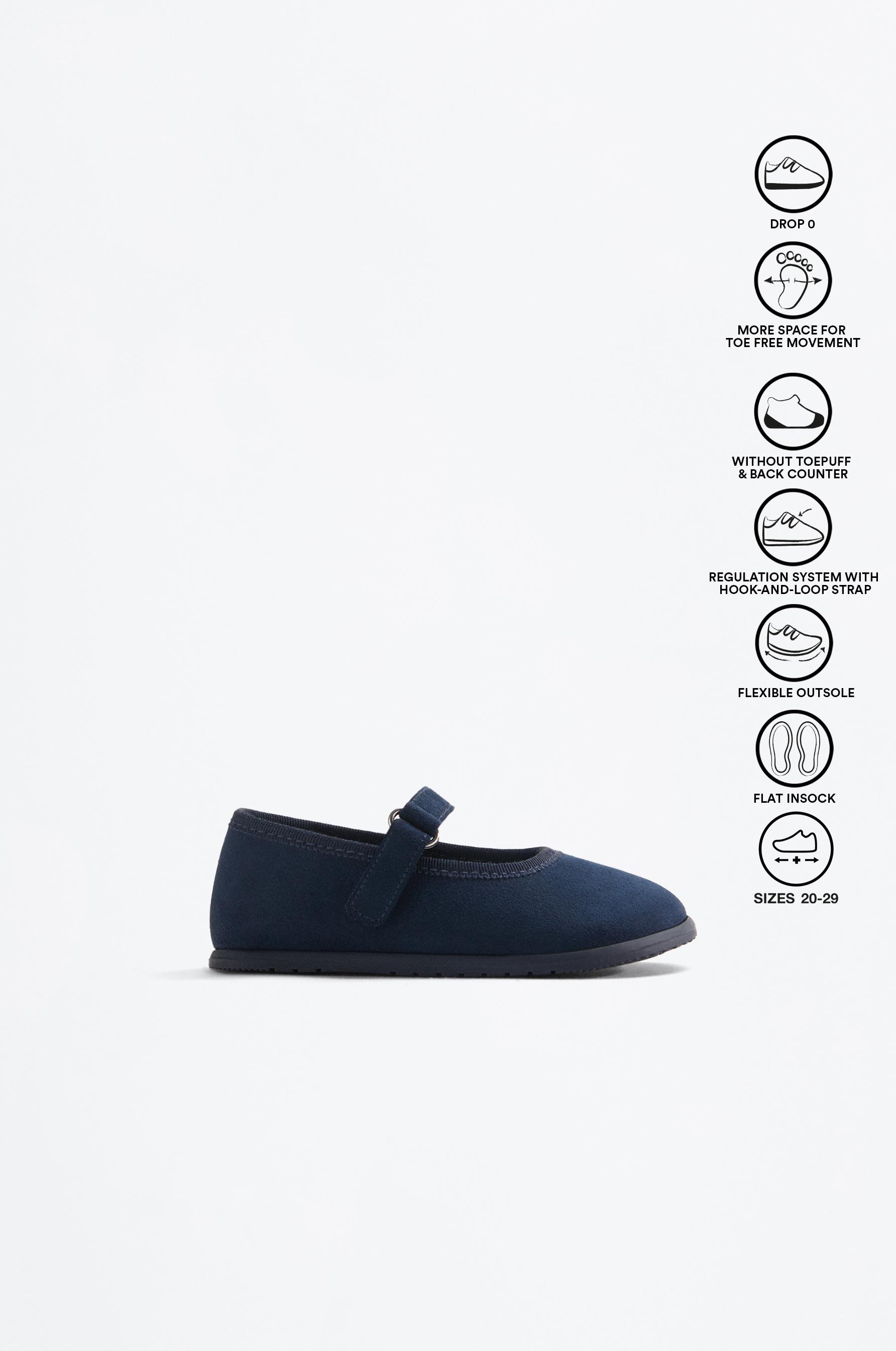 Barefoot Ballet Flat — NAVY BLUE