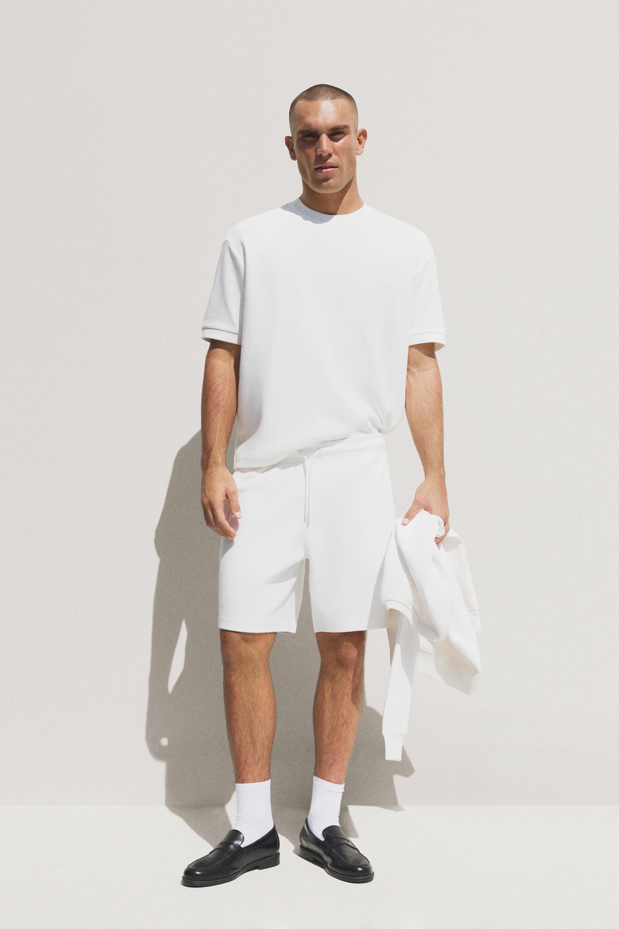 Interlock Bermuda shorts — OFF WHITE