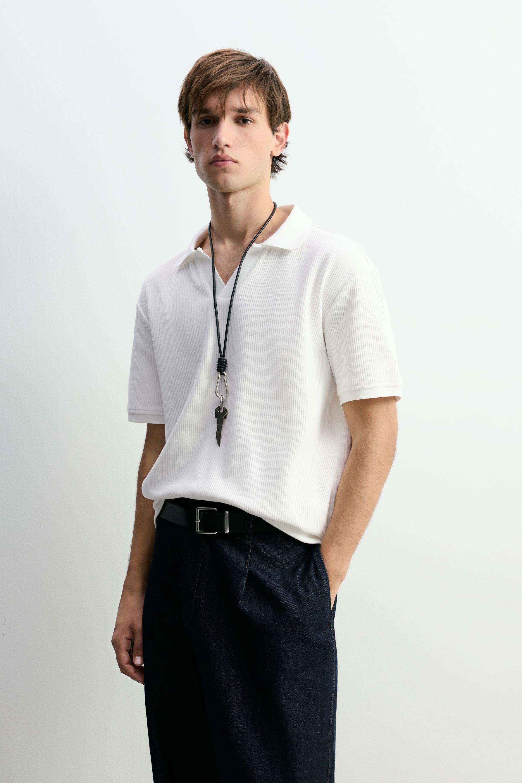 Polo relaxed textura