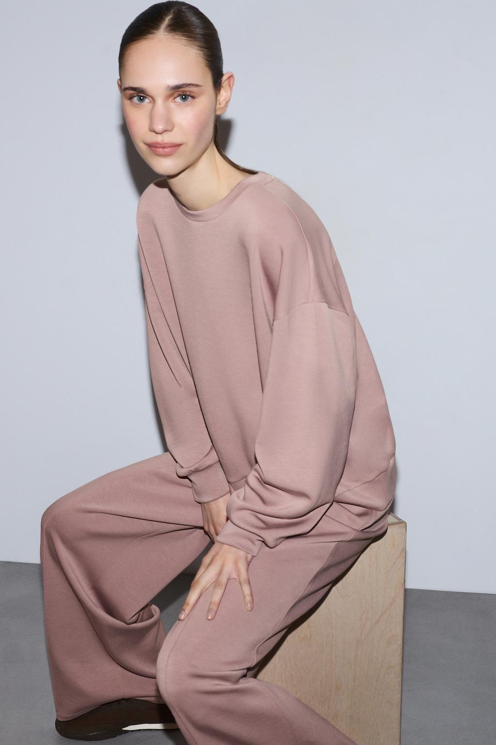 Sudadera felpa fluida