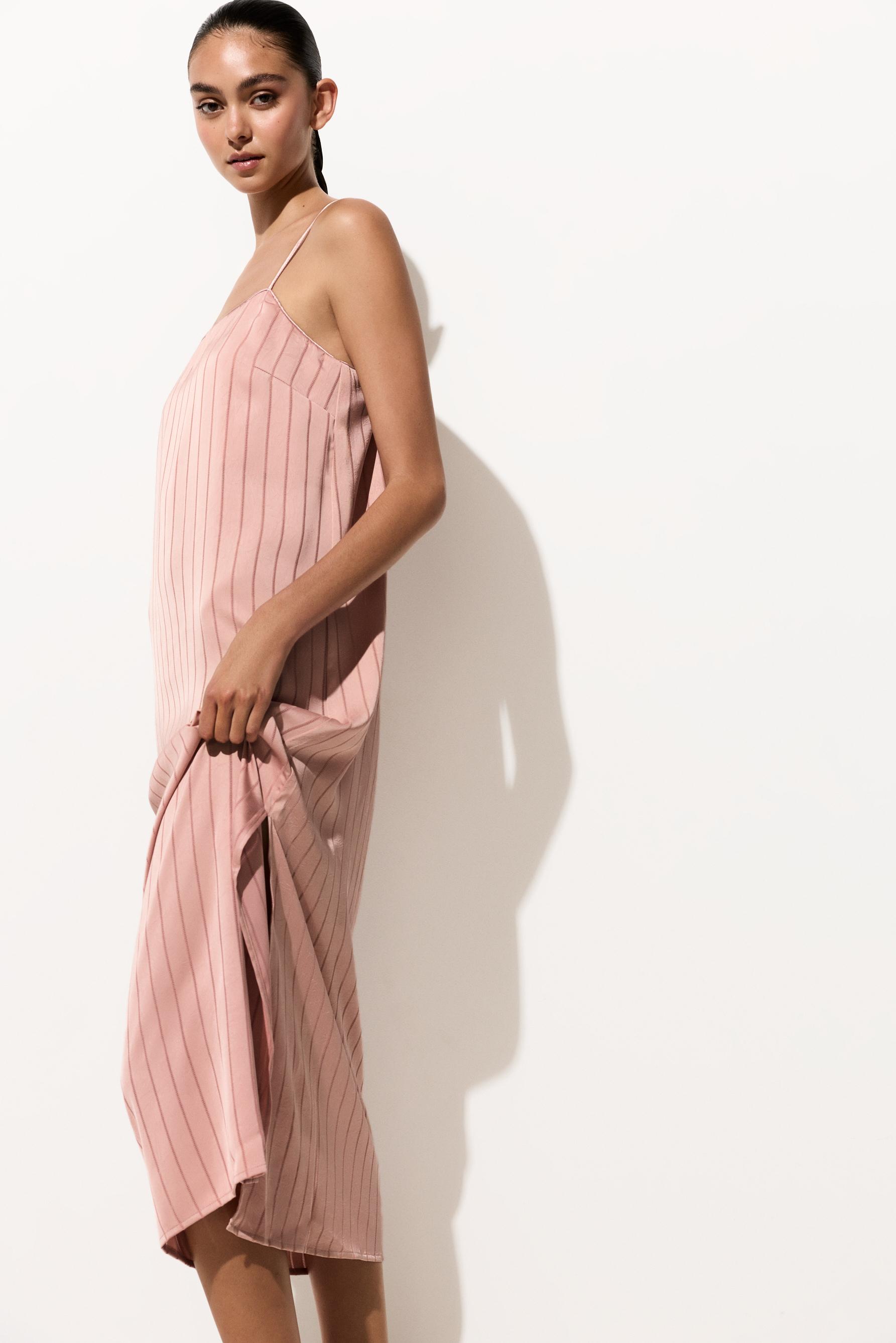 Satin camisole nightdress — PASTEL PINK