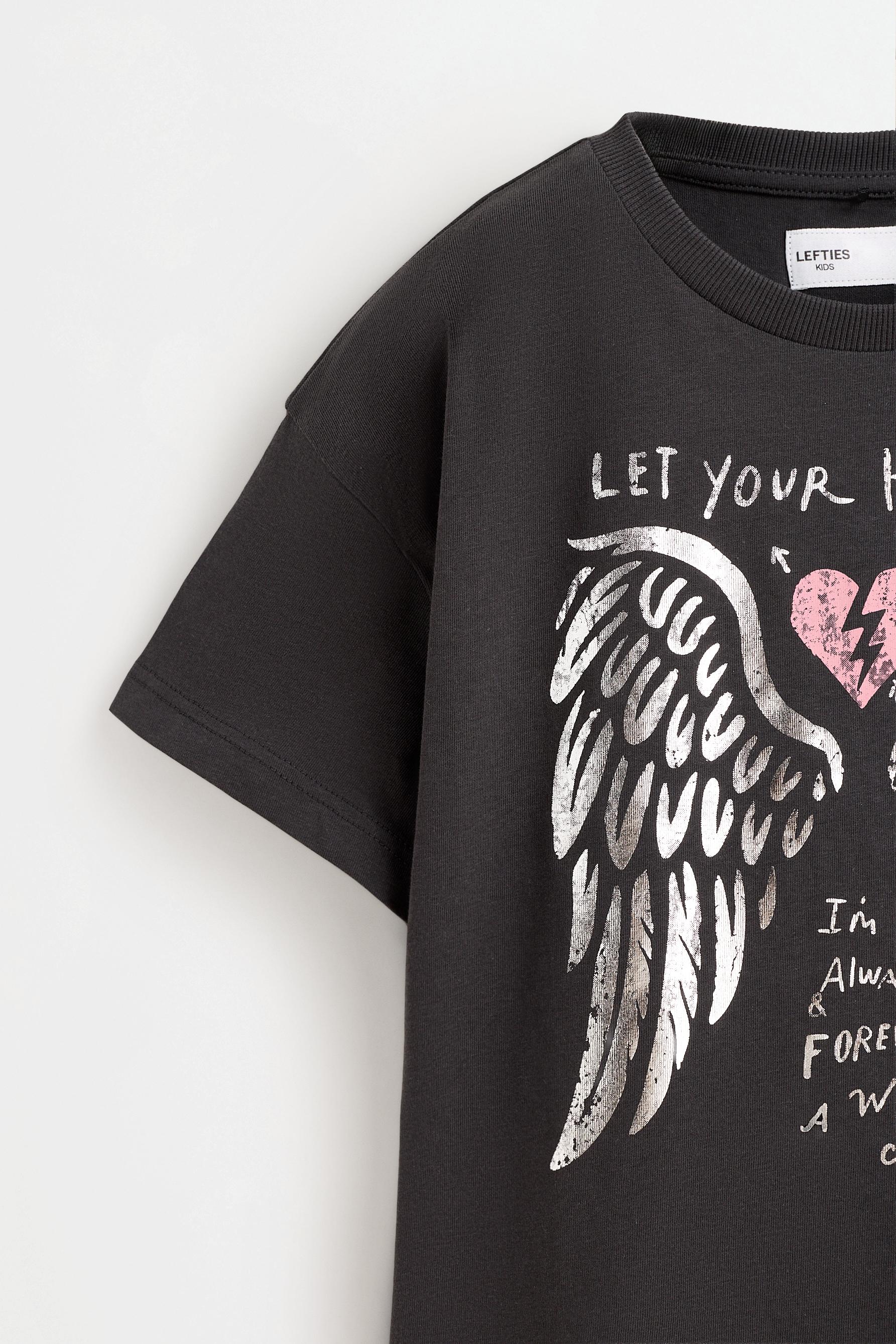 Metallic printed T-shirt — ASH