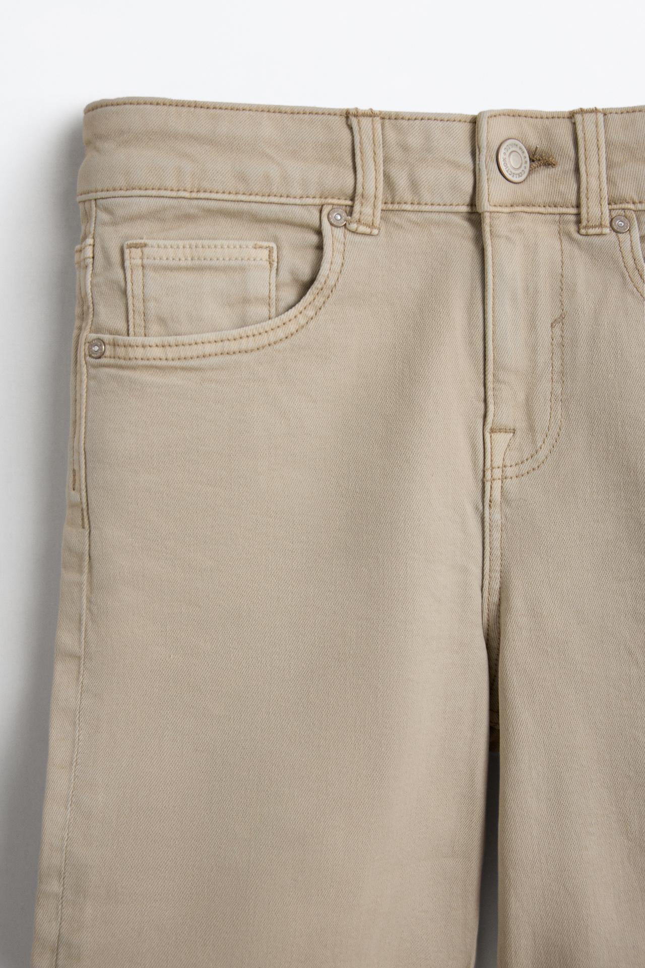 Slim comfort denim Bermuda shorts — SAND