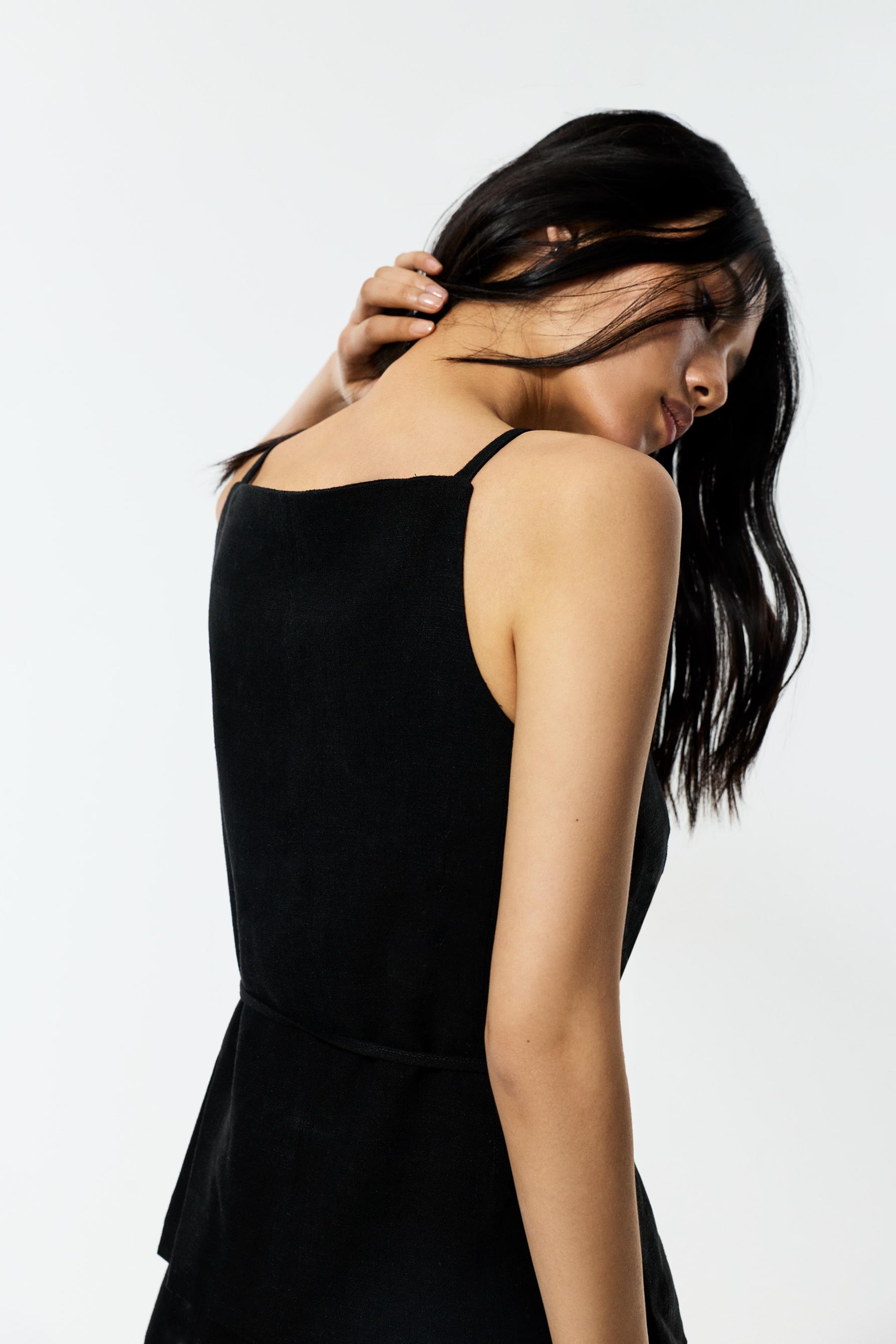 Rustic top — BLACK