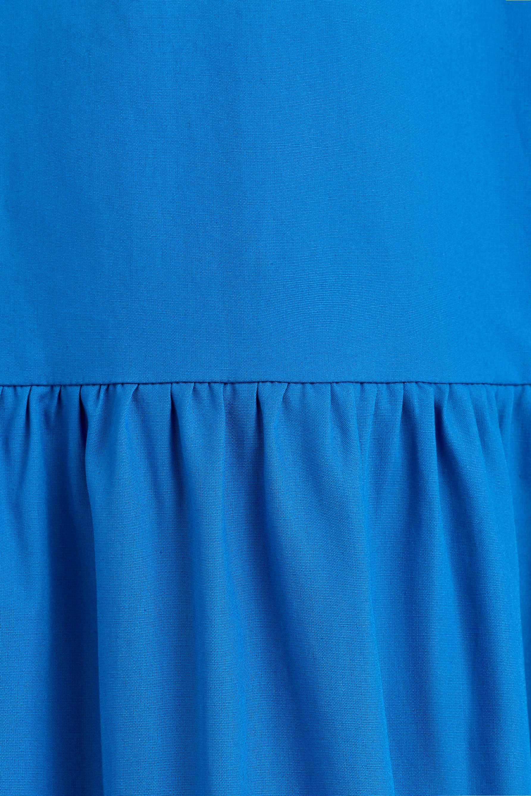 Midi dress with straps — DEEP BLUE