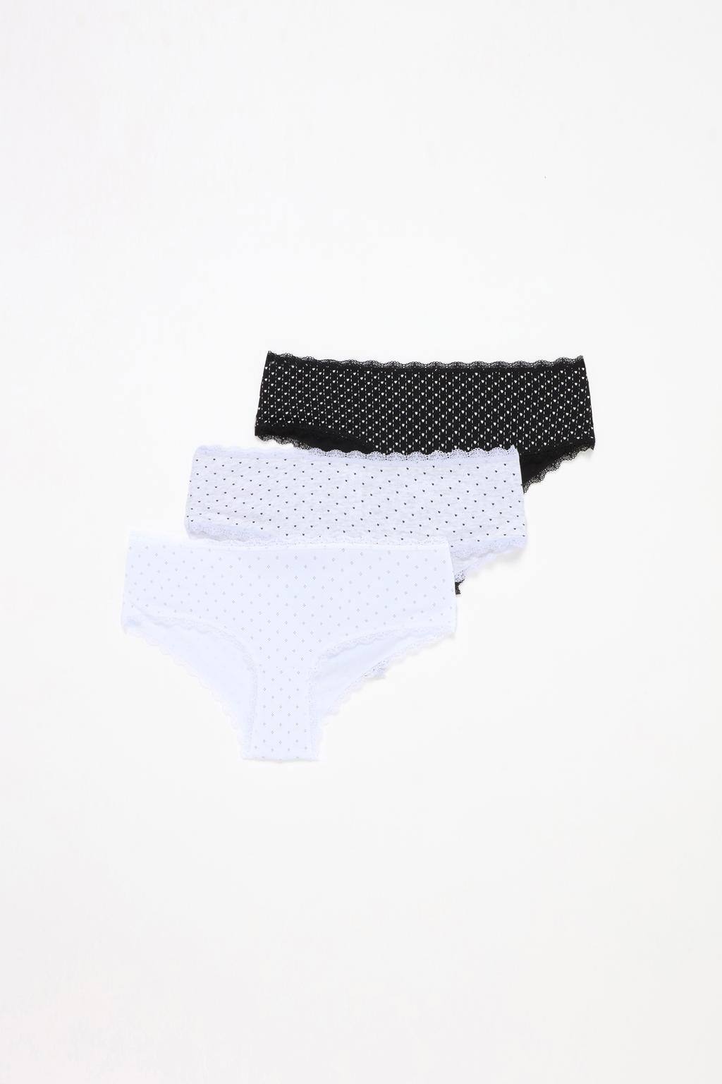 Pack of 3 hipster briefs