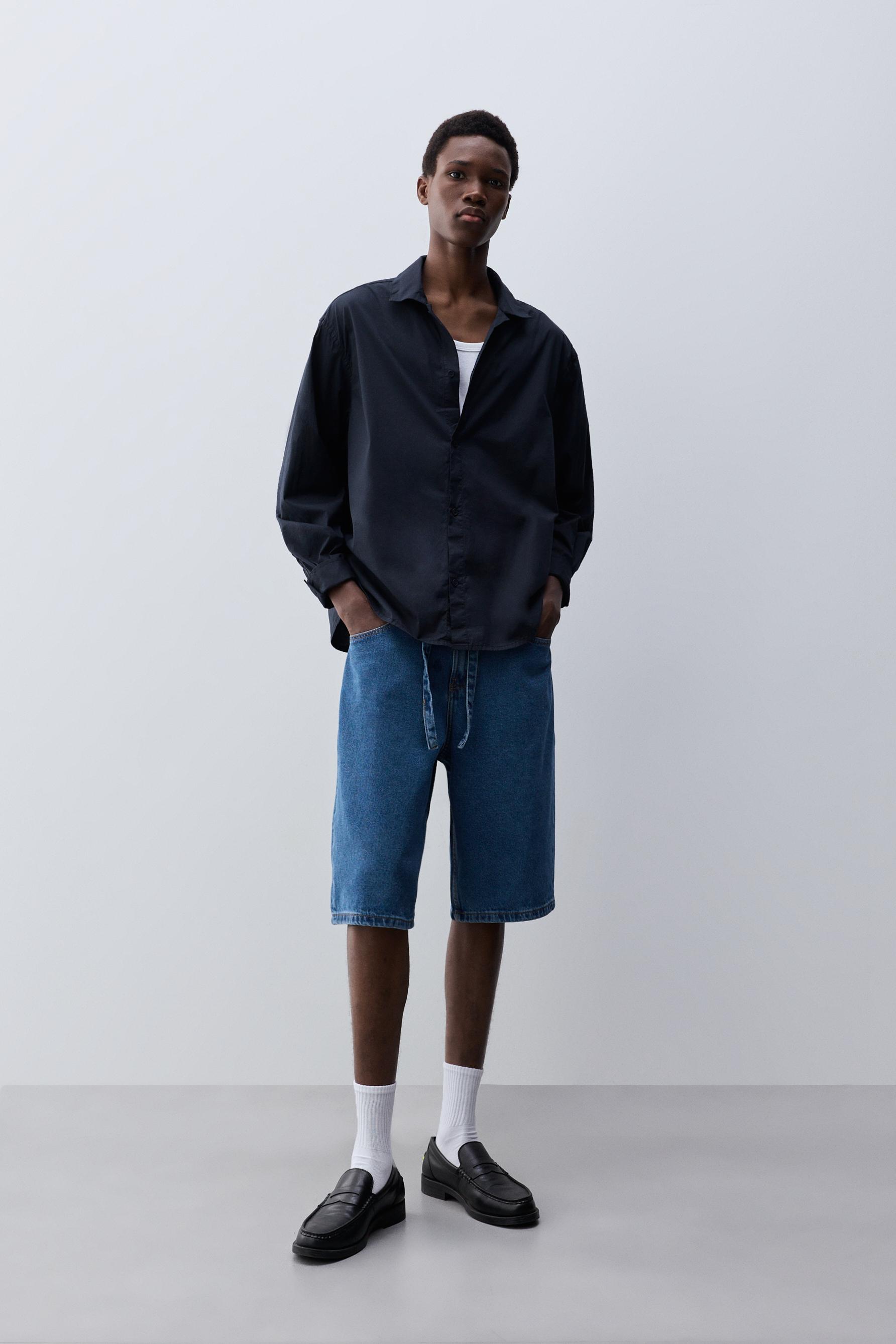 Bermuda denim baggy