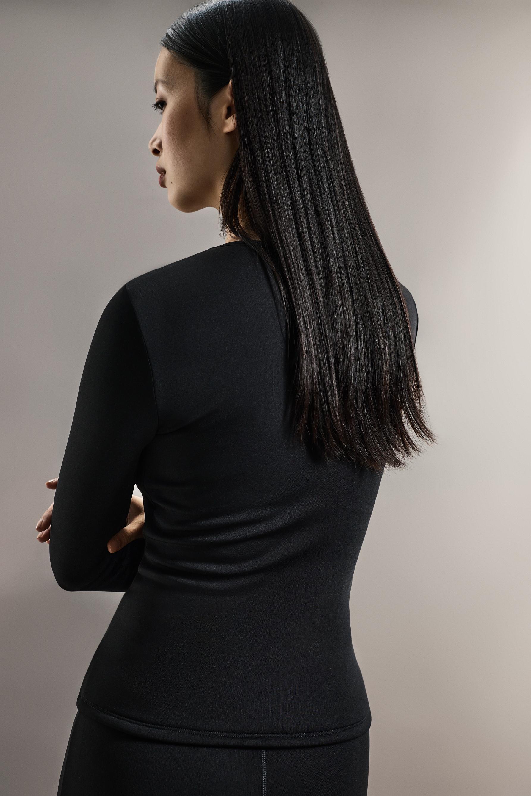 HEAVY WEIGHT thermal insulated T-shirt (-12ºC to 9ºC) — BLACK