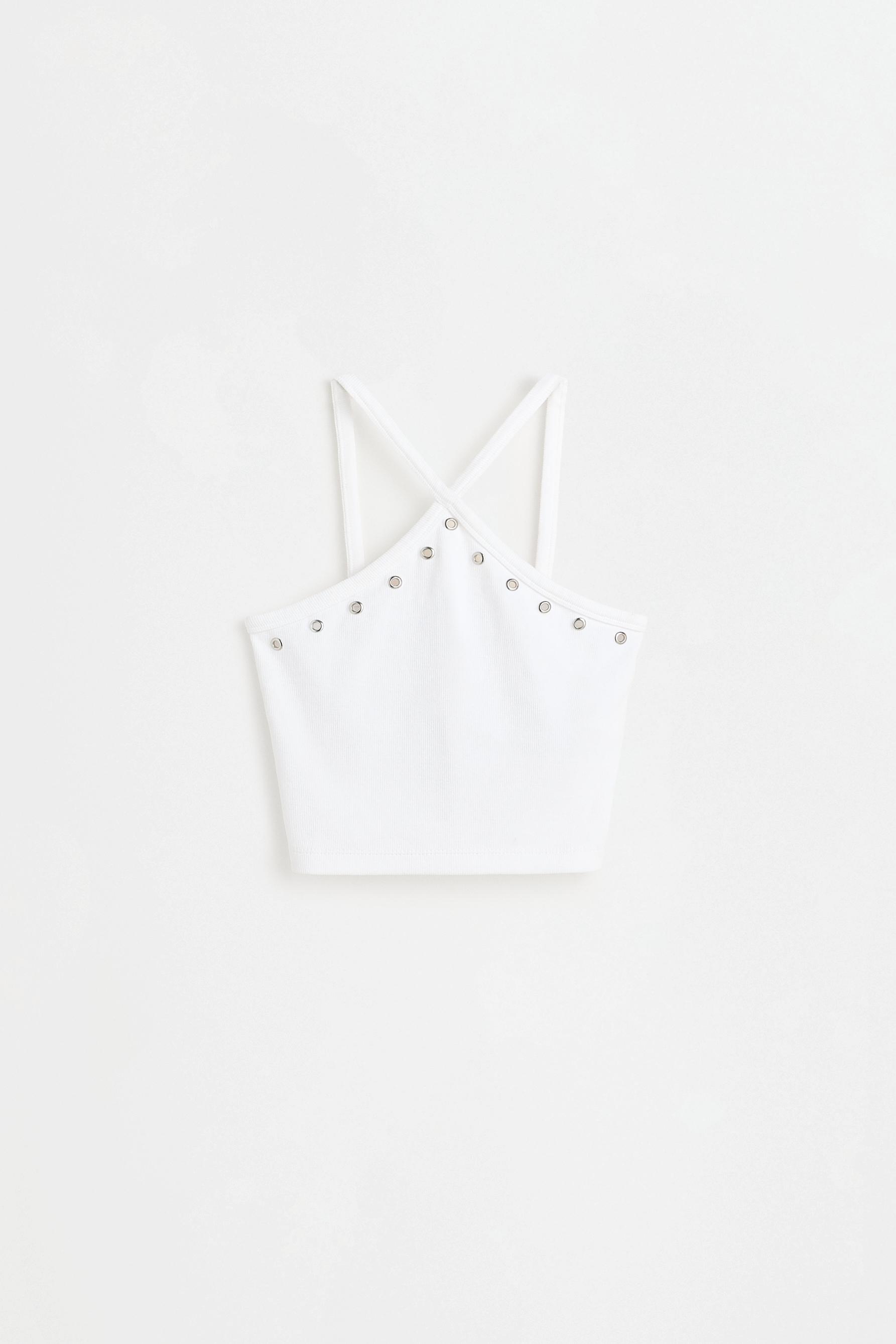 Top halter ojales