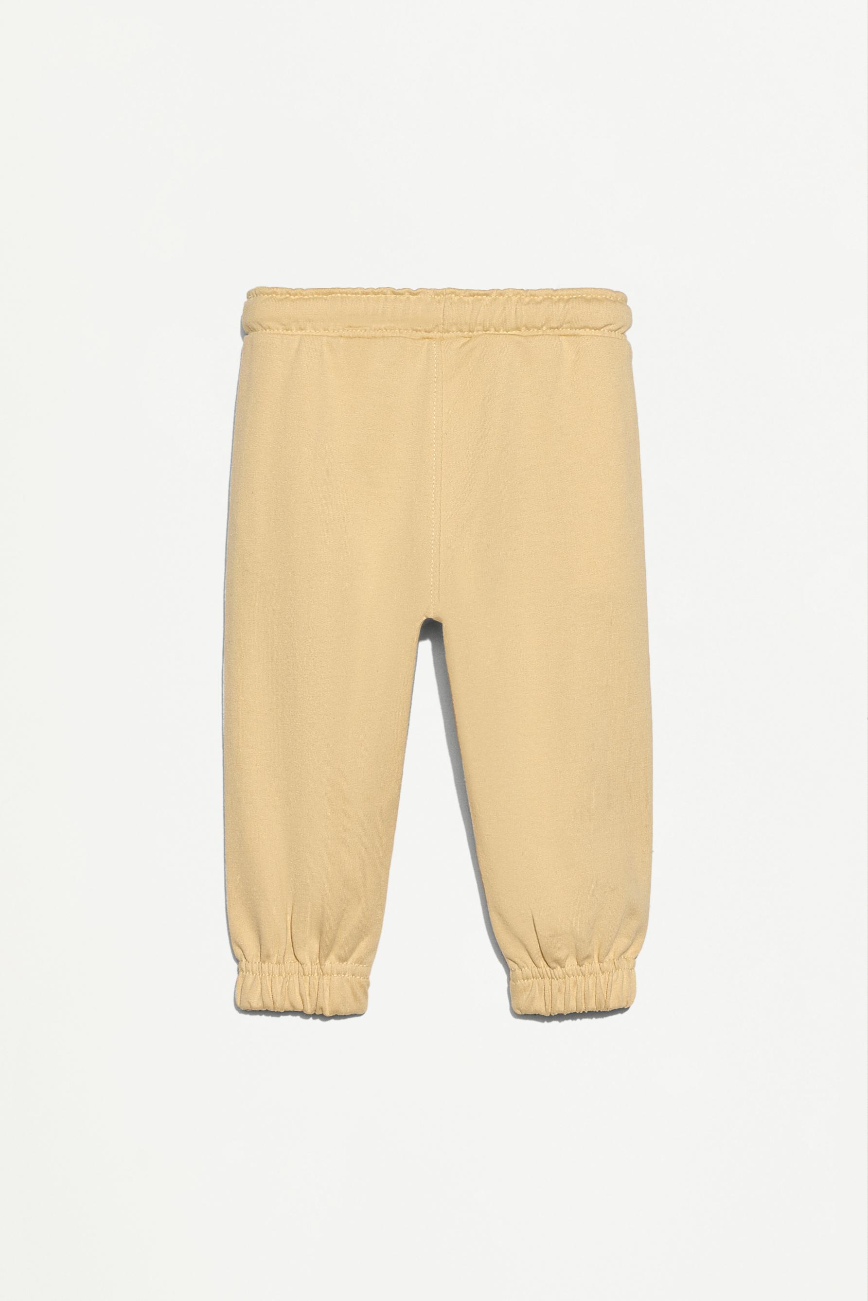 Pack of 4 plain plush trousers — GREY MARL