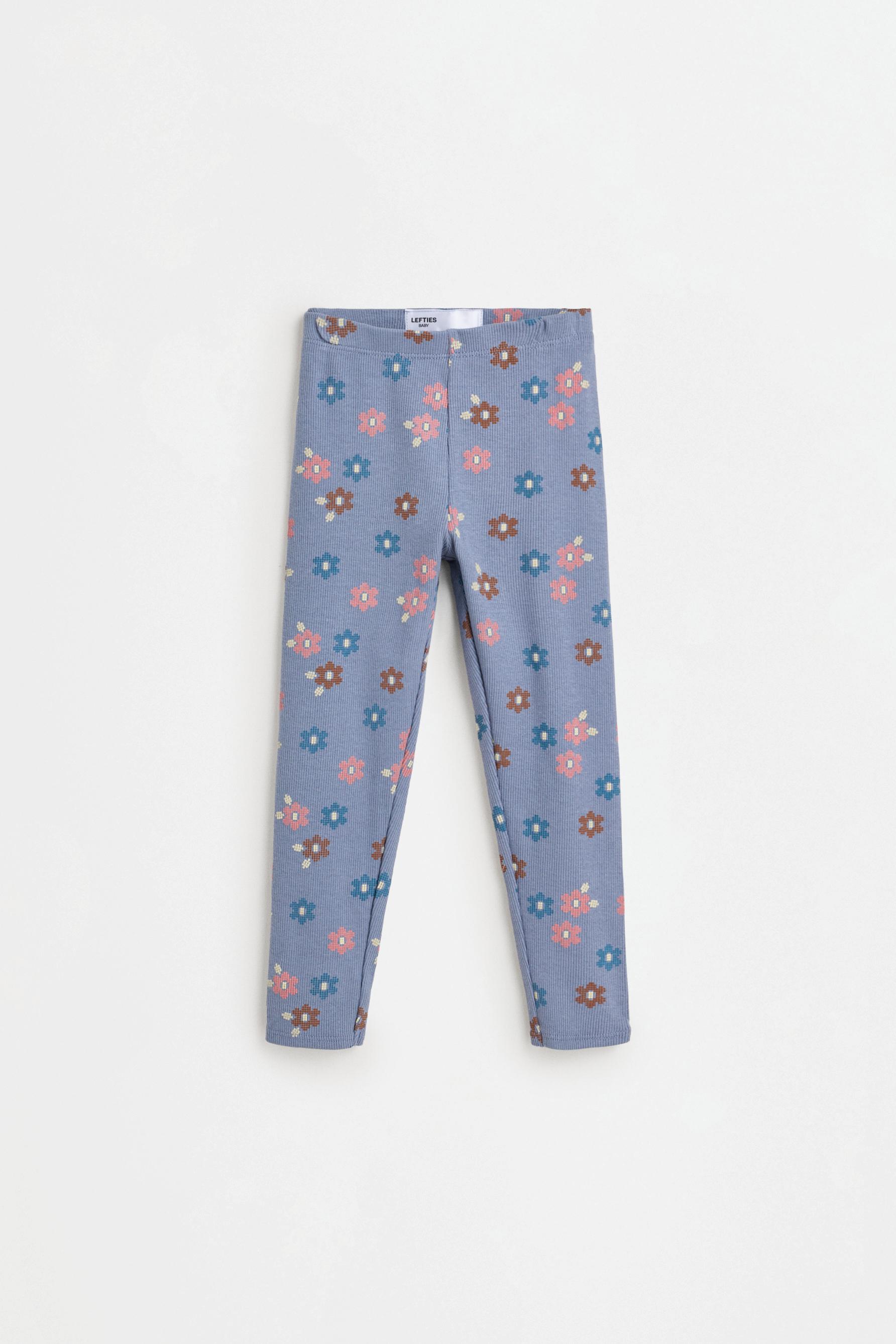 Sweatshirt and ribbed leggings set — INDIGO