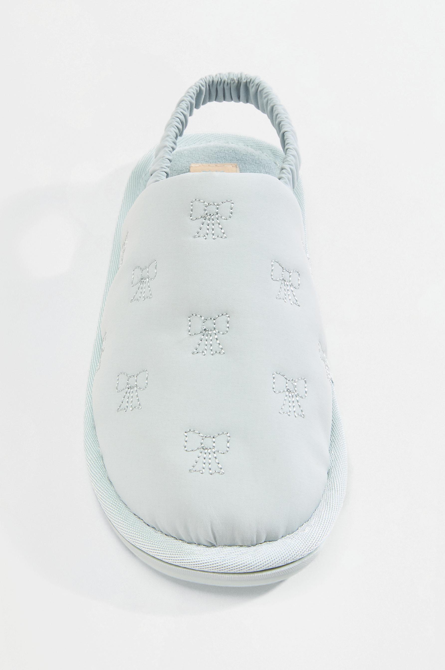 Backless house slippers — BLUE
