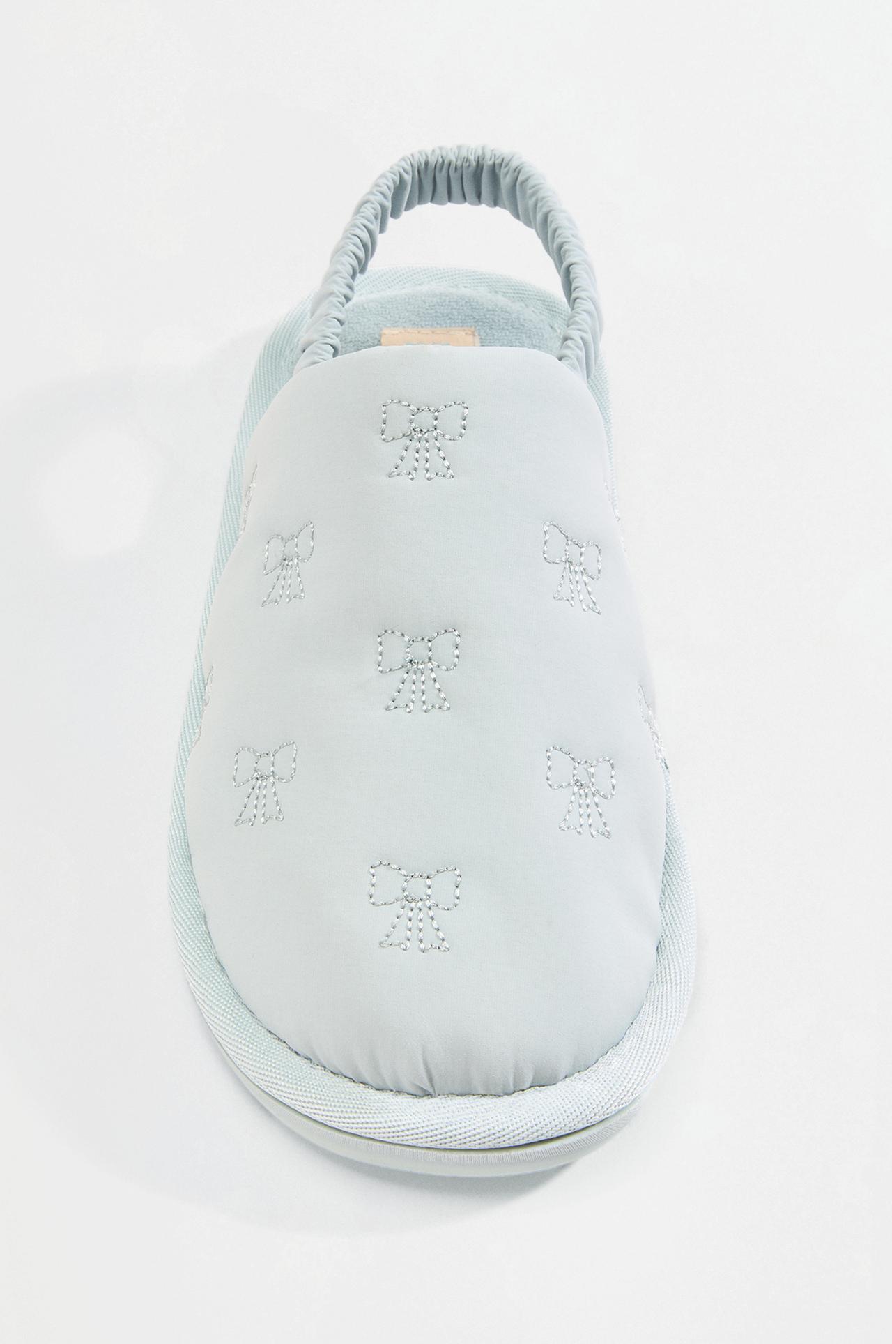 Backless house slippers — BLUE