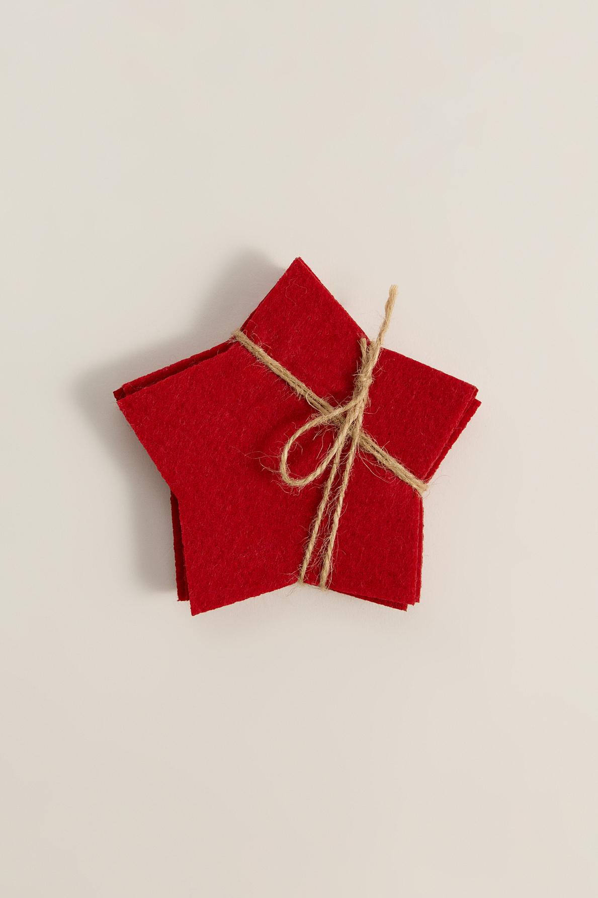 Pack 4 posavasos estrellas