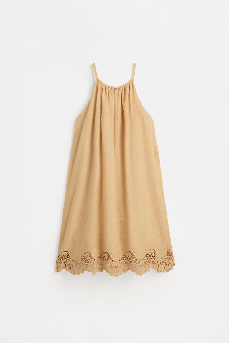 Border print dress — OCHRE