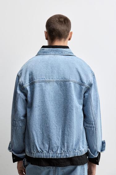 Denim jacket bomber — INDIGO 4