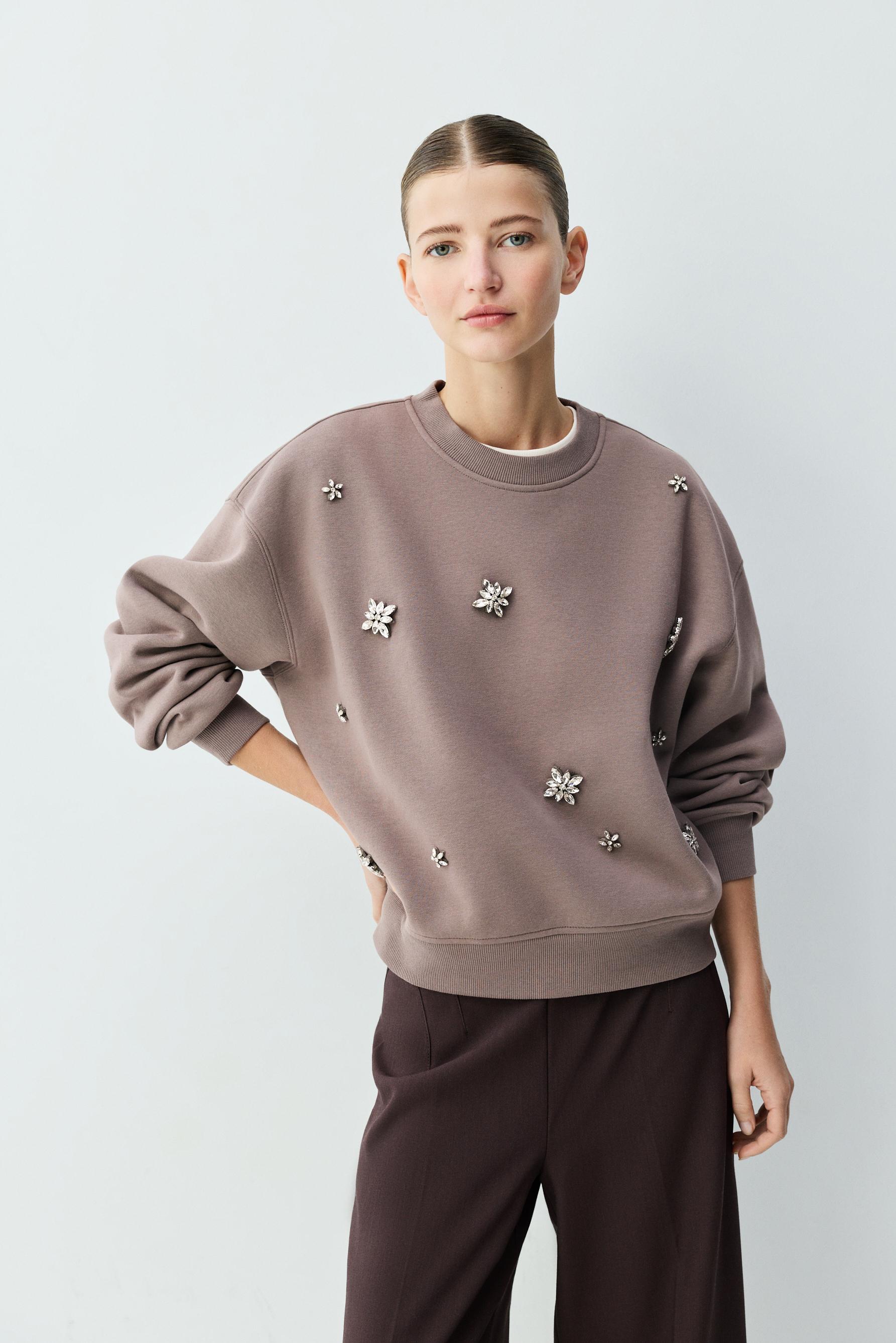 jewel crewneck