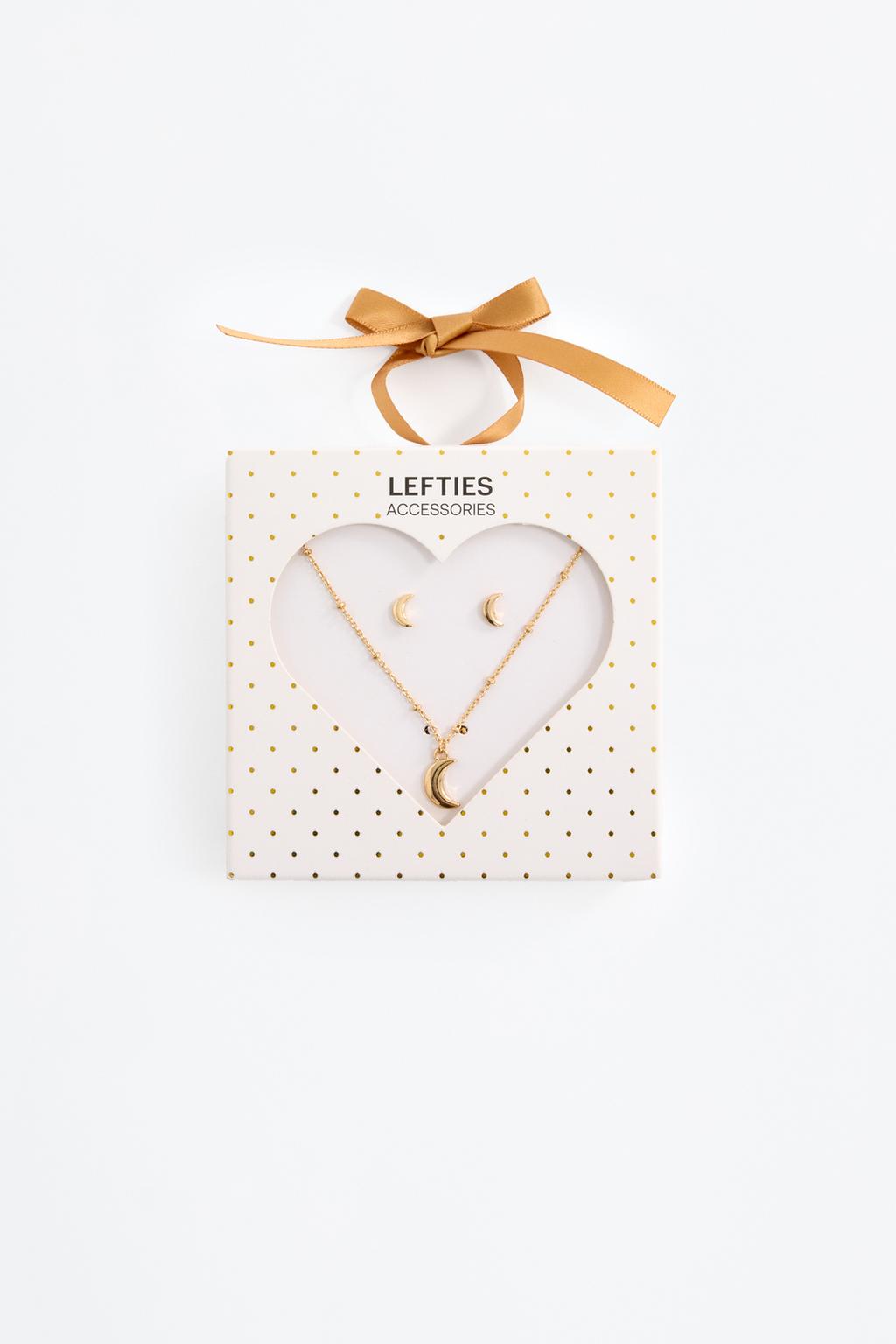 Pack de collar y pendientes luna