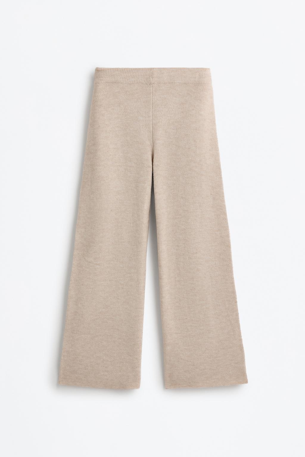 Knit trousers