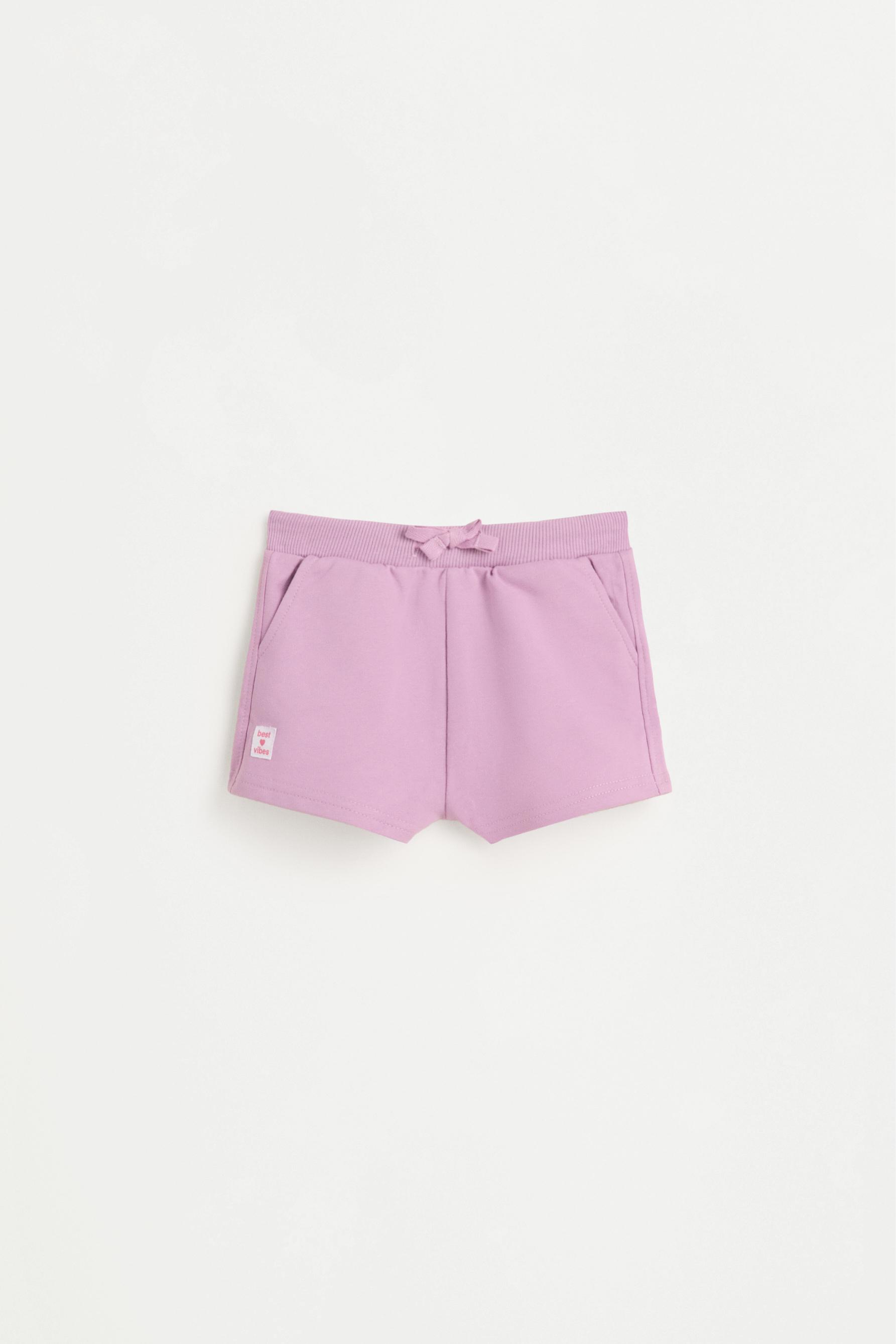 2-pack of plain shorts — WHITE