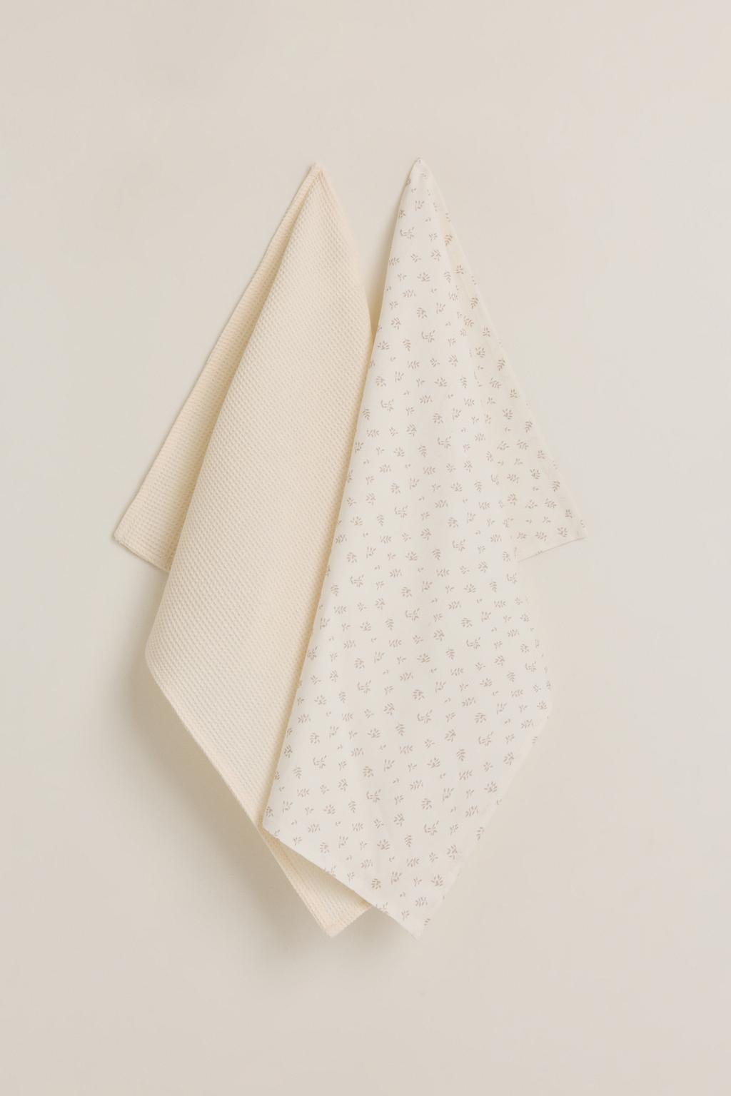 Pack of 2 combined kitchen towels 40 x 60 cm