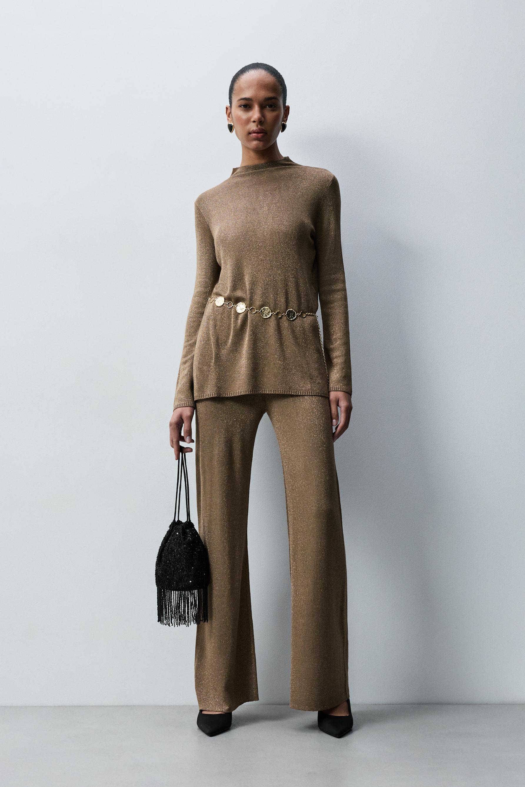 Pantalón metalizado