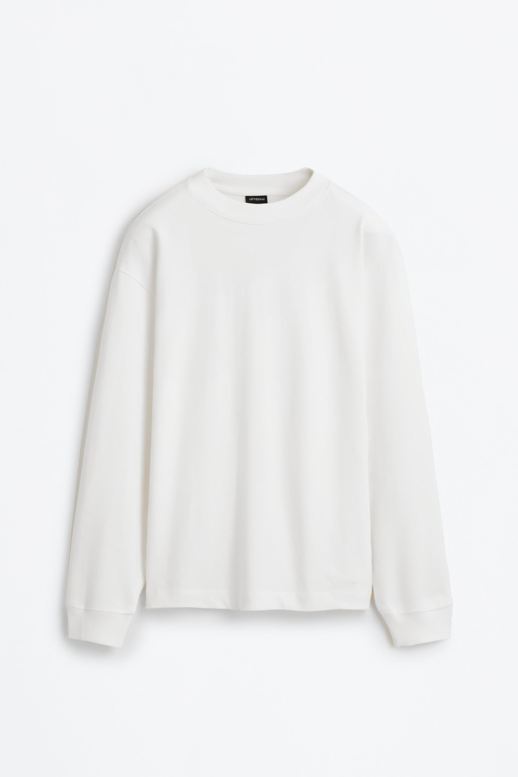 Basic heavy jersey T-shirt — OFF WHITE