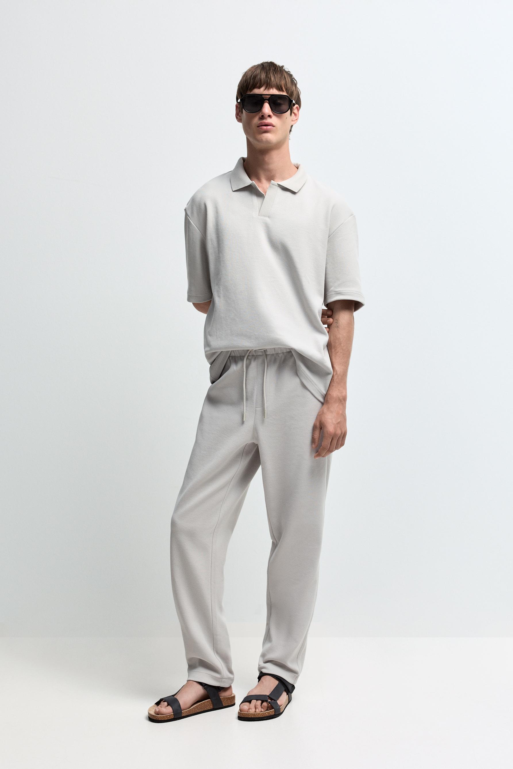 Pantalón jogger estructura