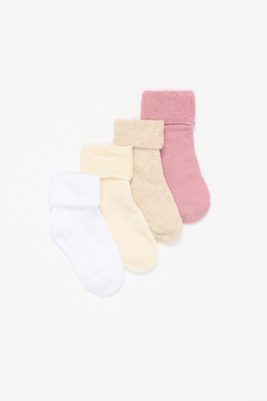 4-pack of plain long socks