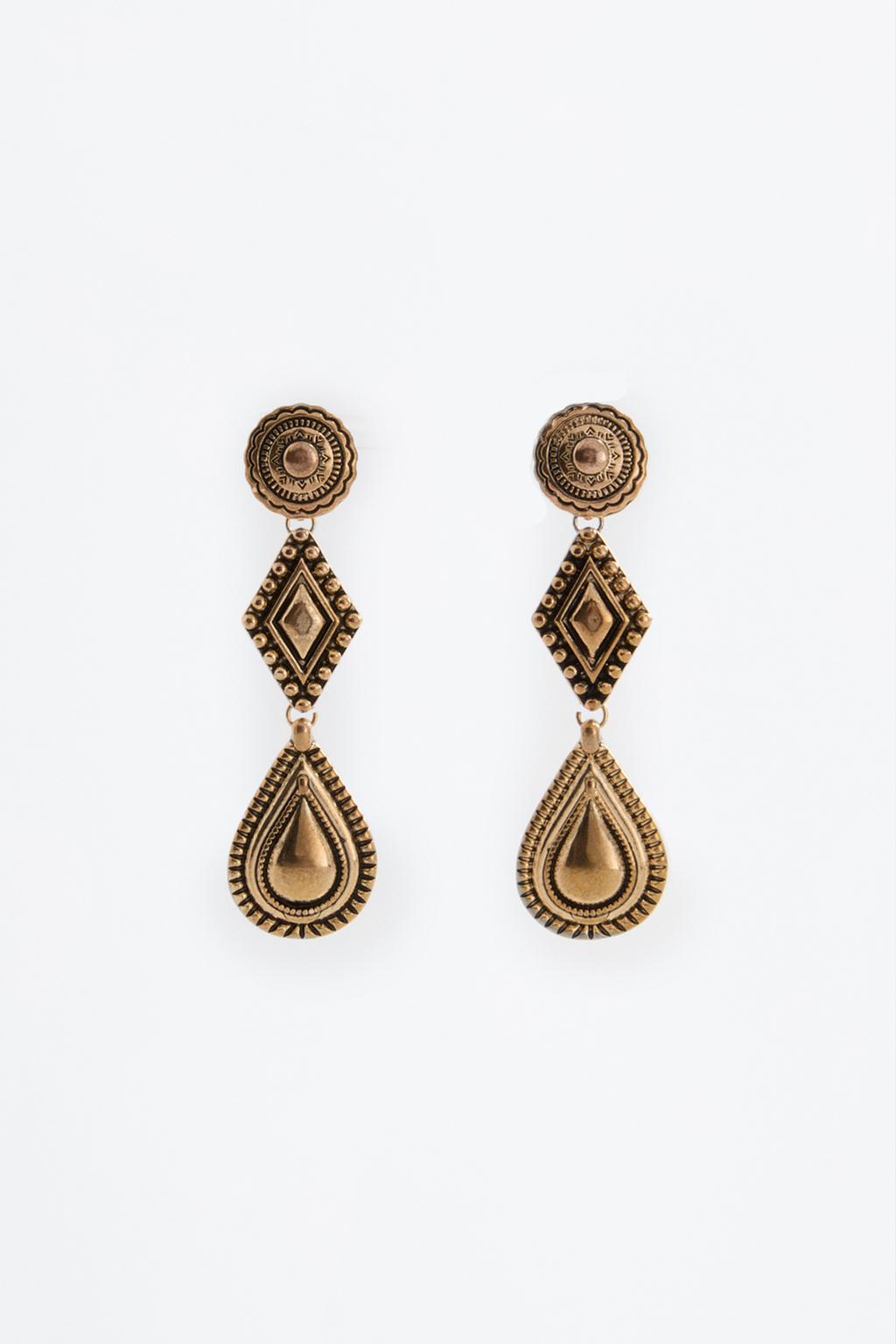 Boho droplet earrings