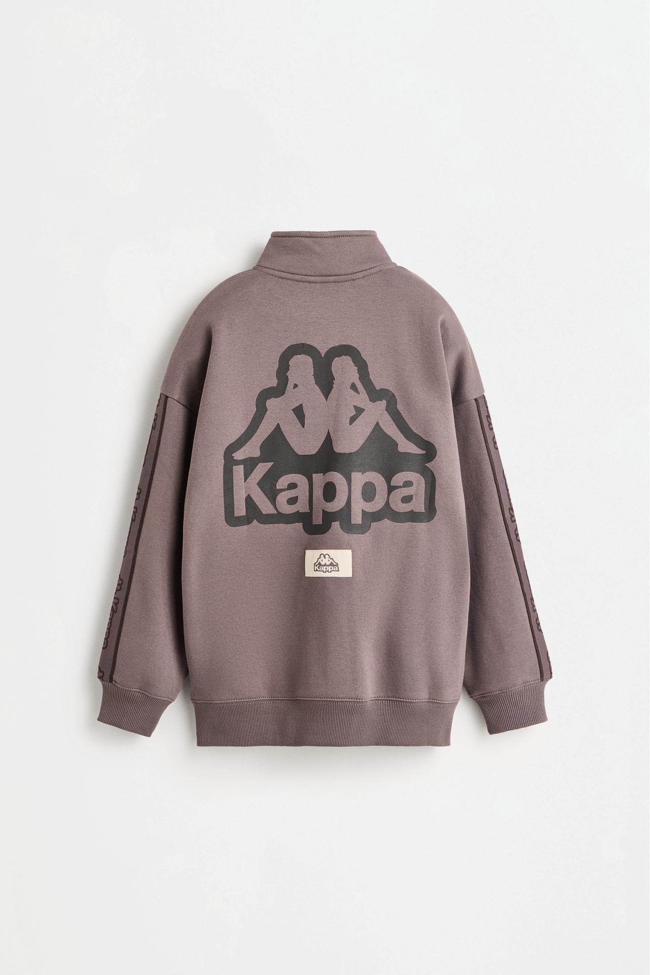 Kappa x Lefties quarter-zip sweatshirt — MINK