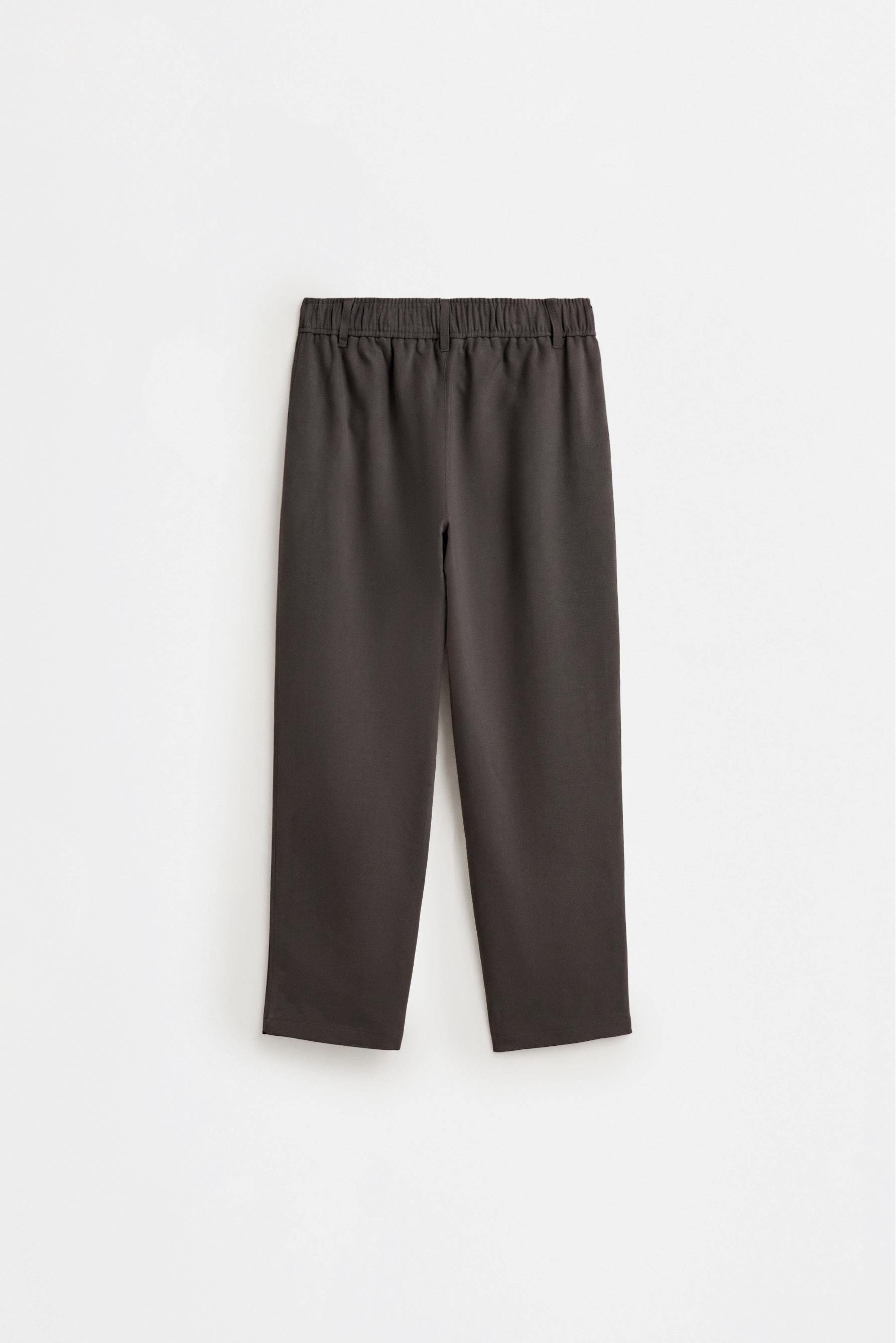 Tailored fit pleated trousers — LEAD