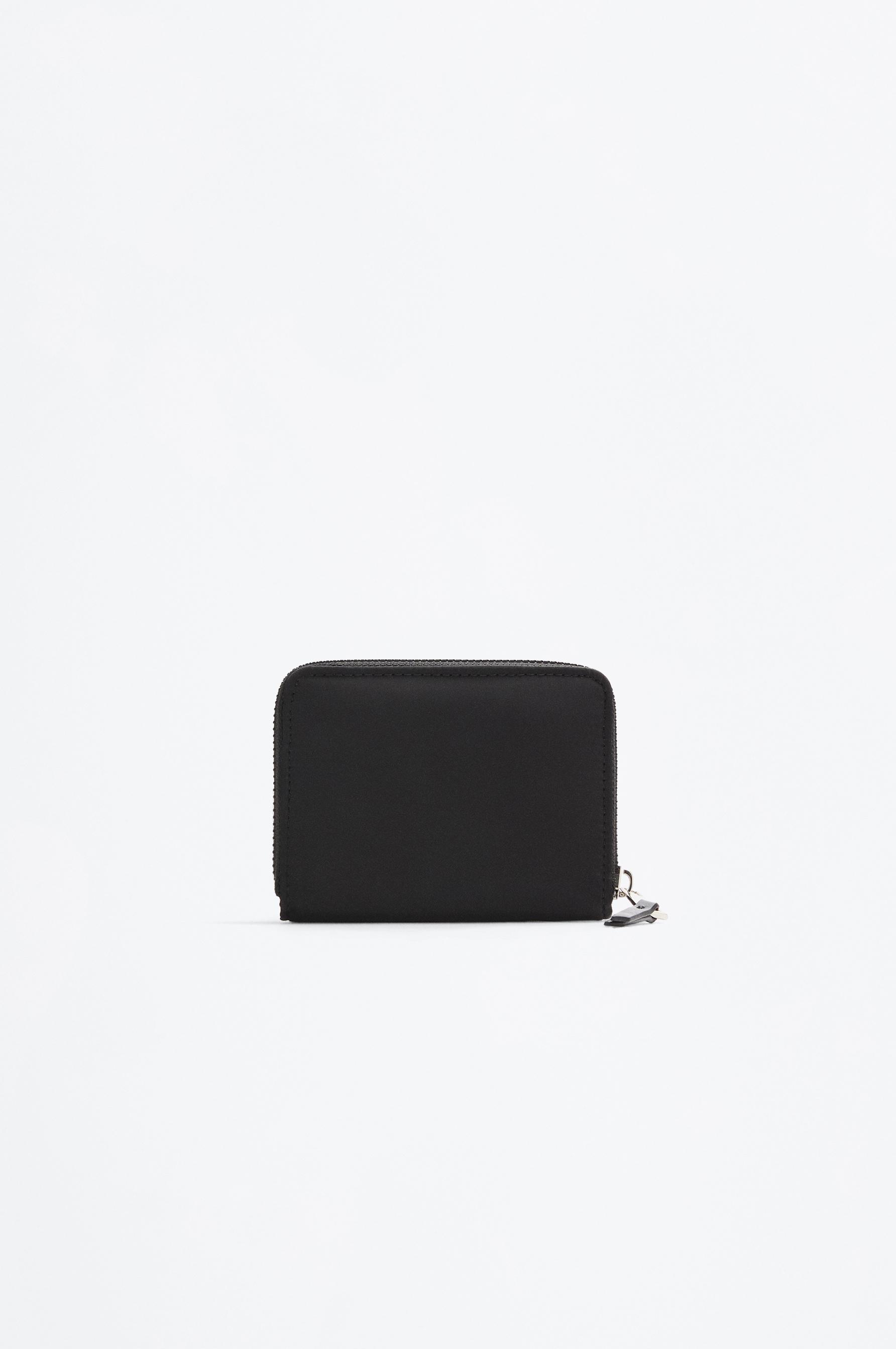 Nylon wallet — BLACK