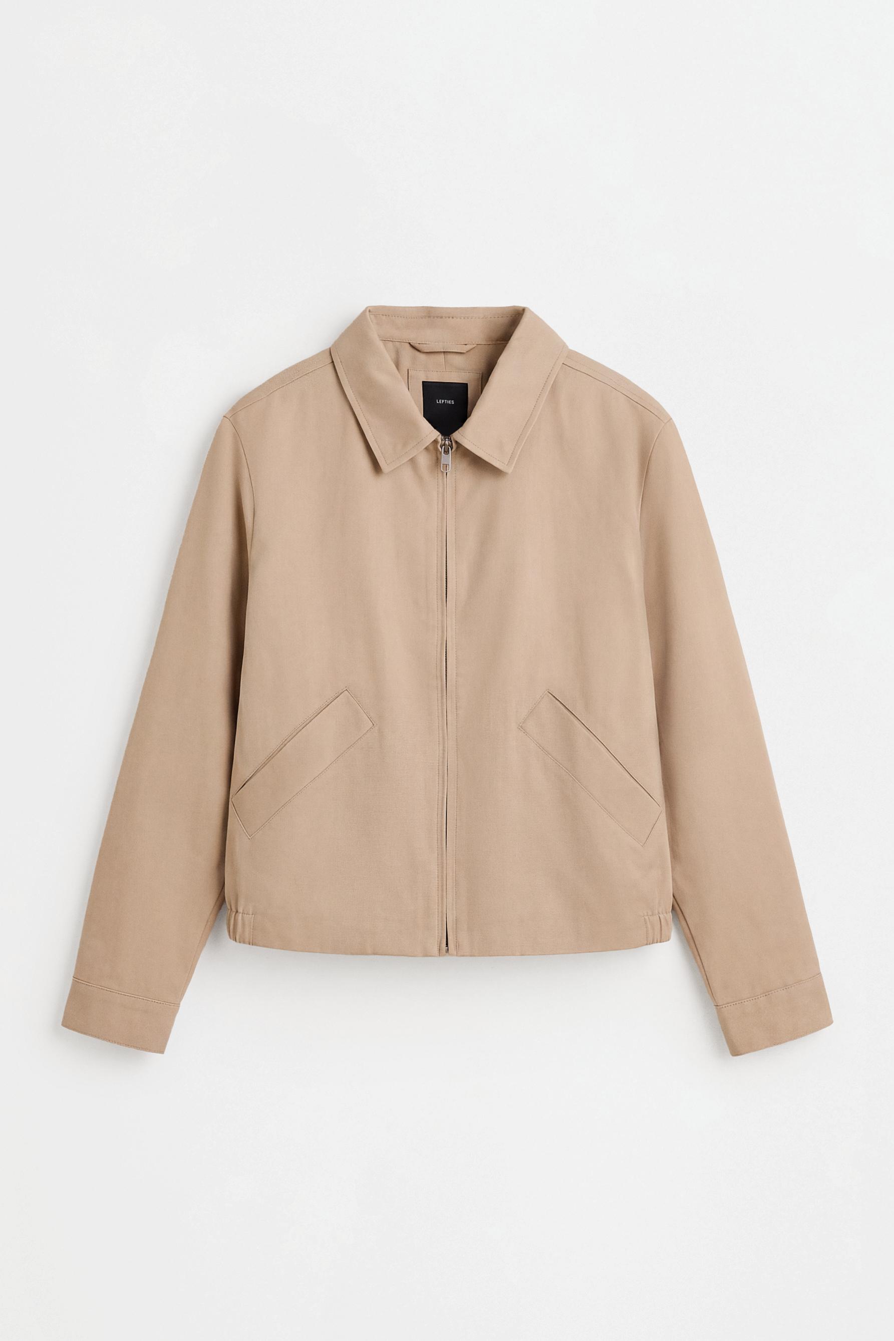 Shirt-collar jacket — ECRU