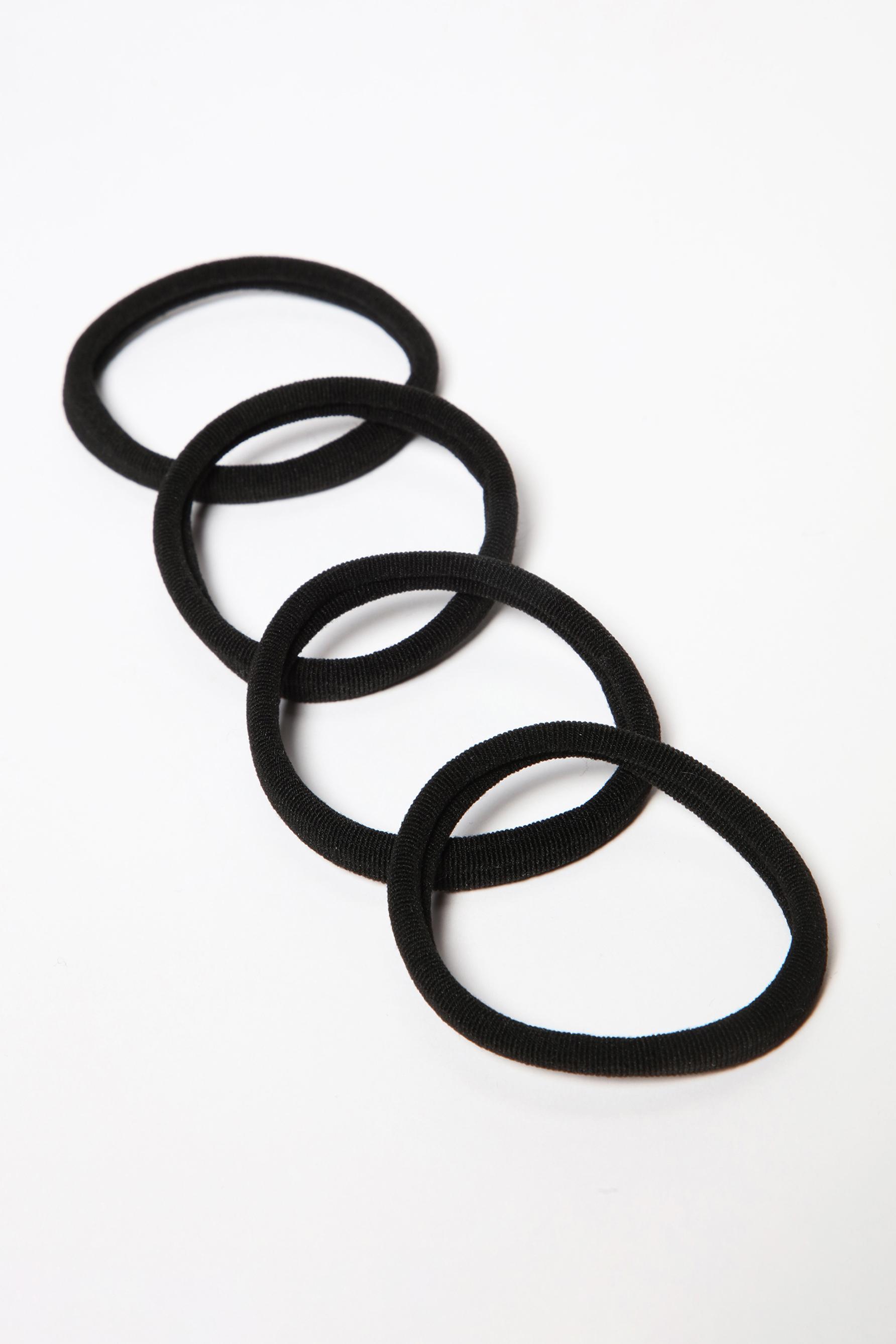 Pack of 20 basic hair ties — BLACK