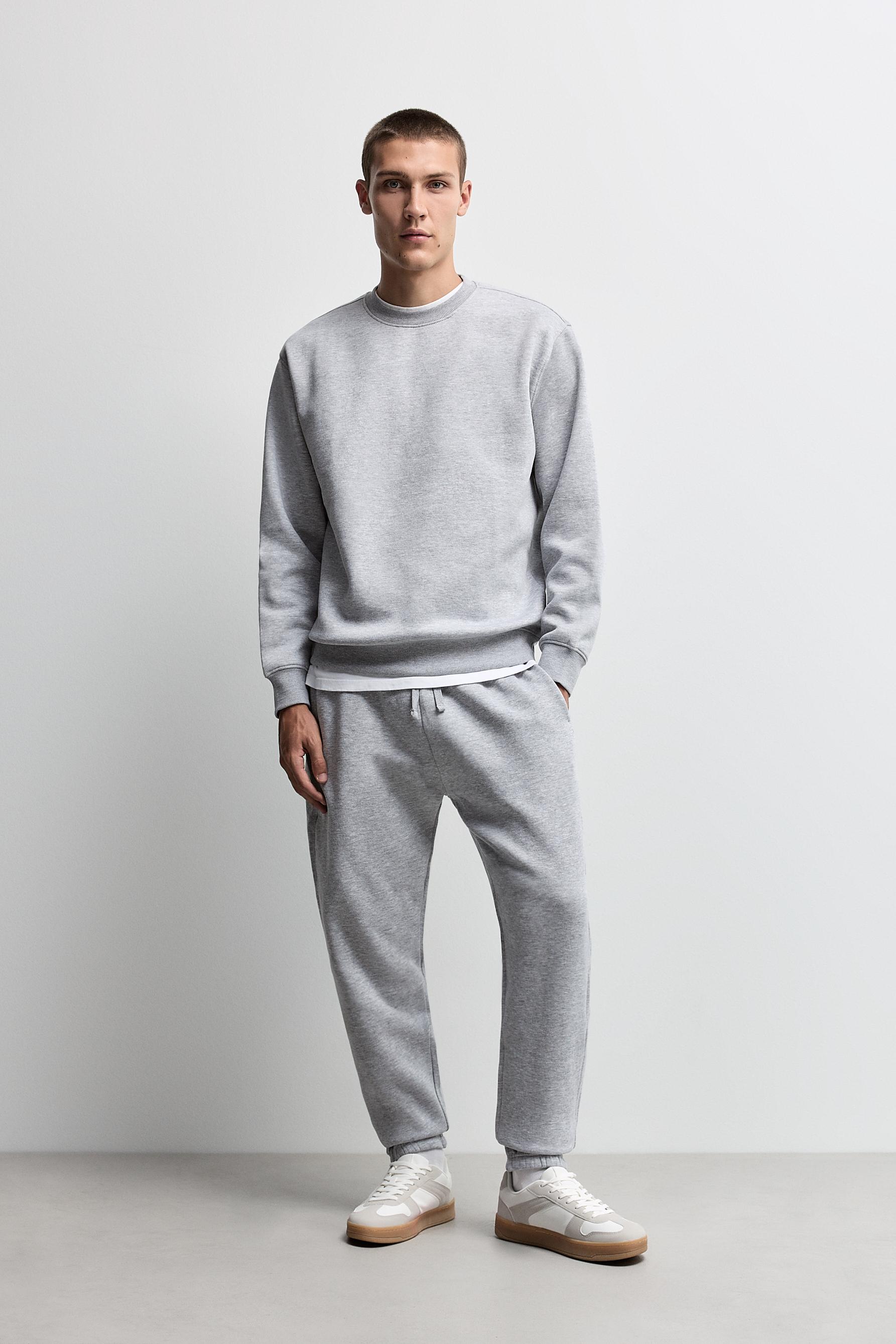 Basic sweatshirt — GREY MARL