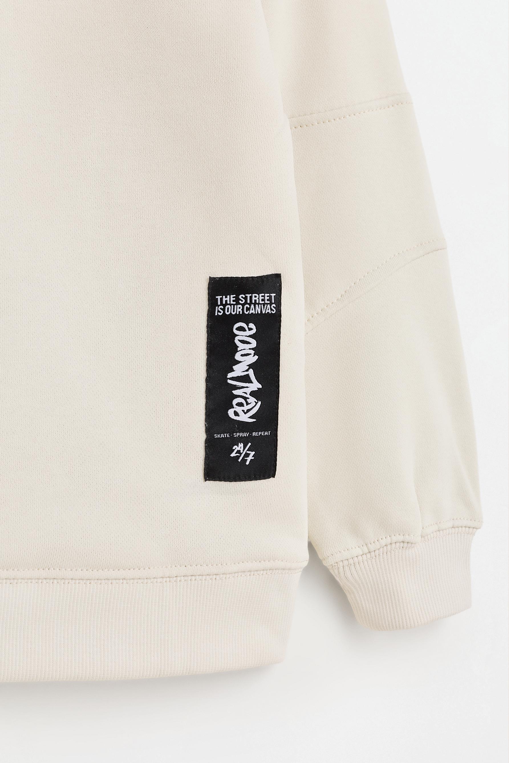 Printed hoodie — GREY