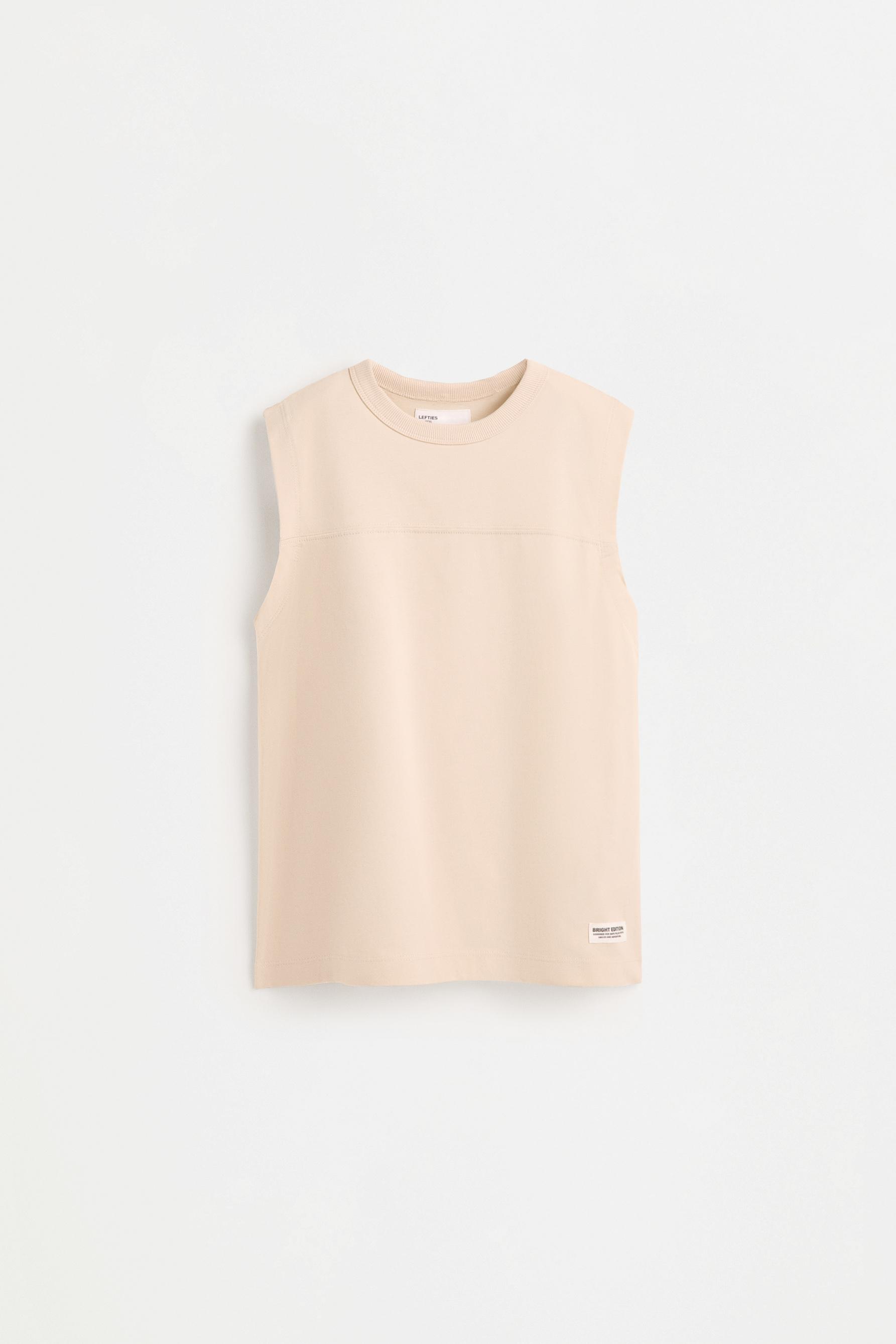 Vest top and Bermuda shorts co-ord — BEIGE