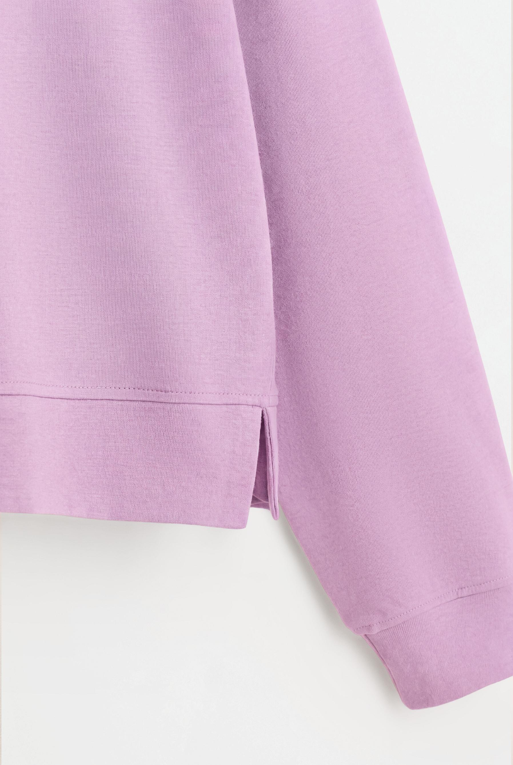 Interlock sweatshirt and flared leggings co-ord — MAUVE PINK