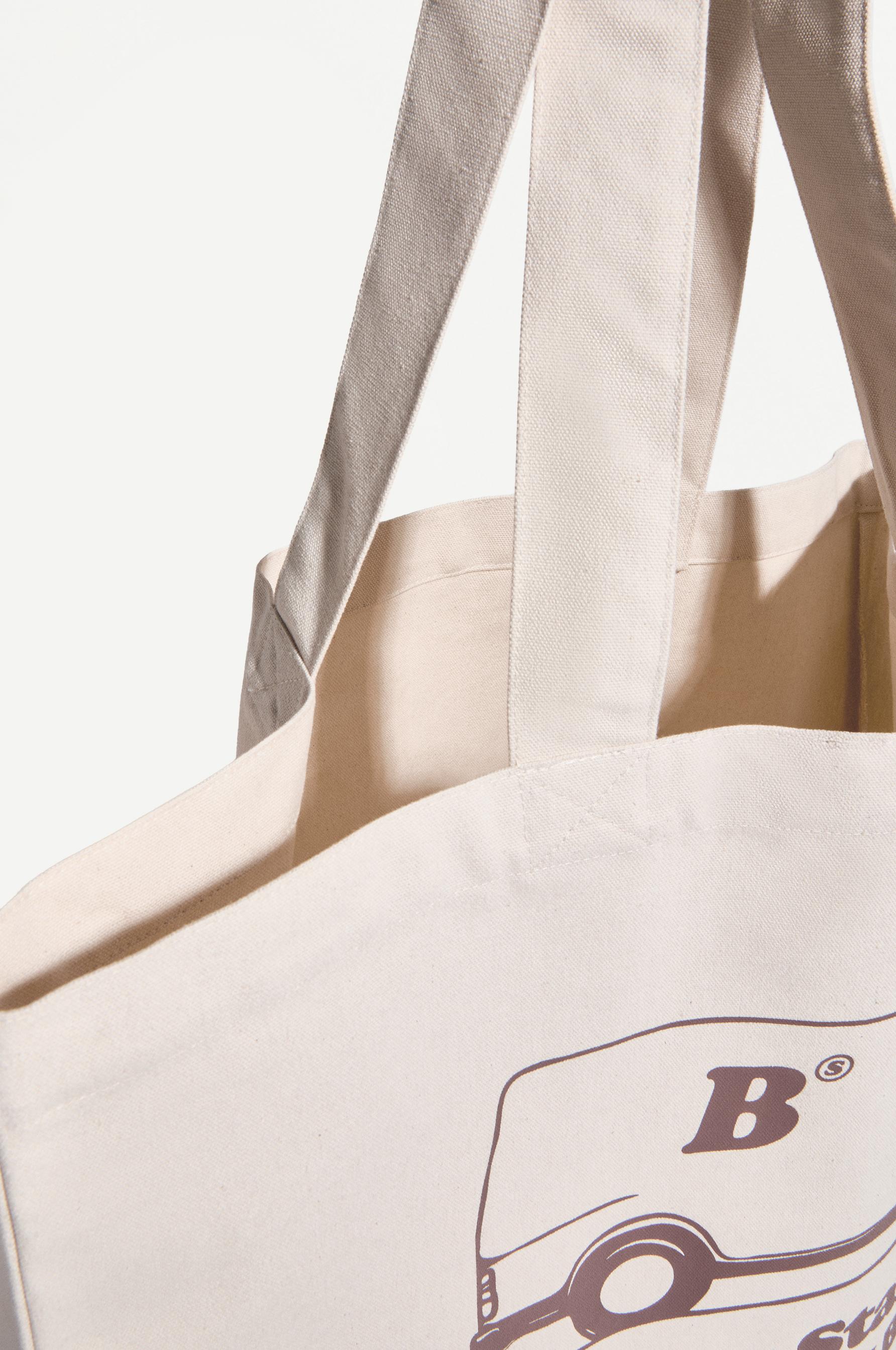 Printed shopper bag — ECRU