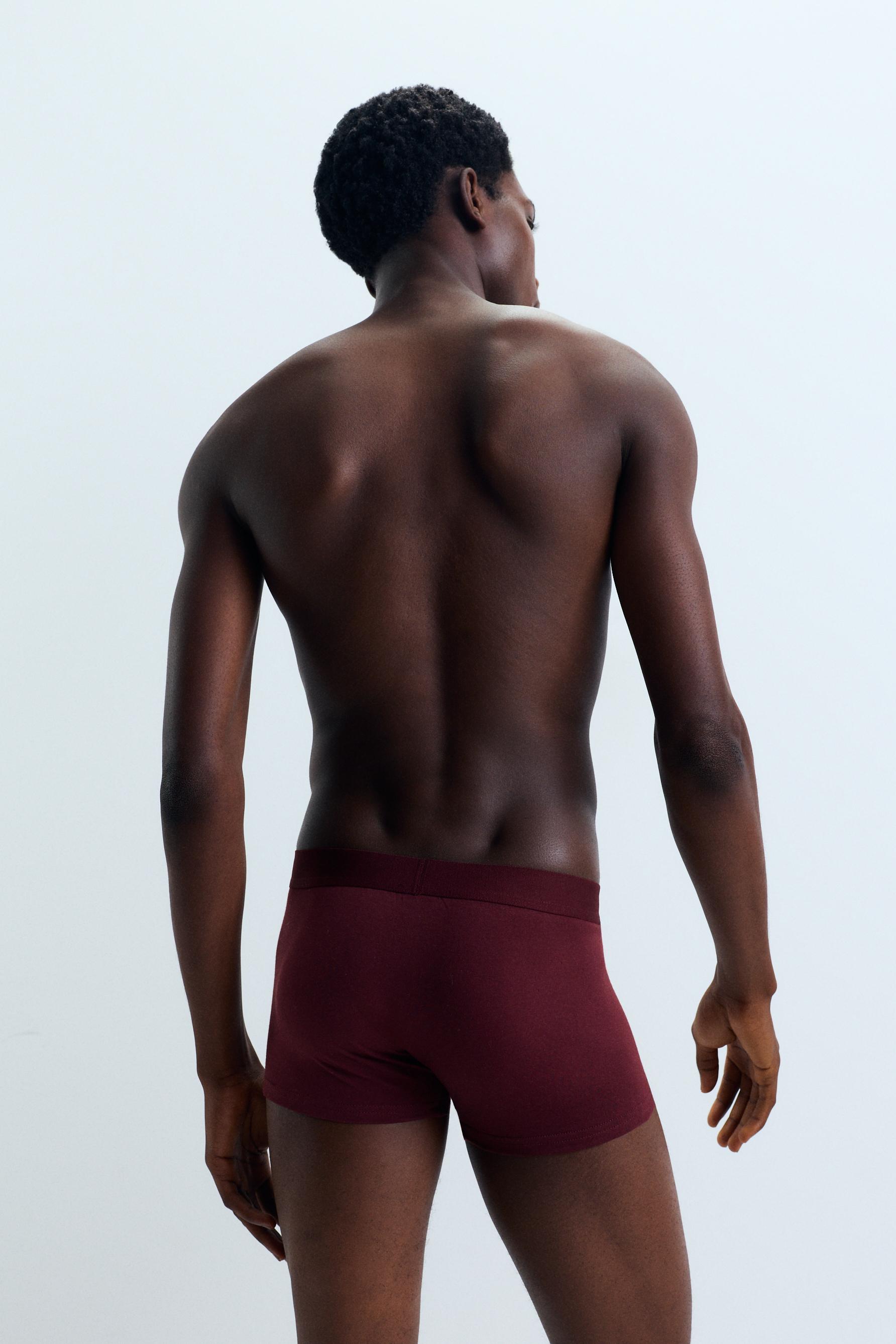 Pack of 7 plain boxers — DARK KHAKI