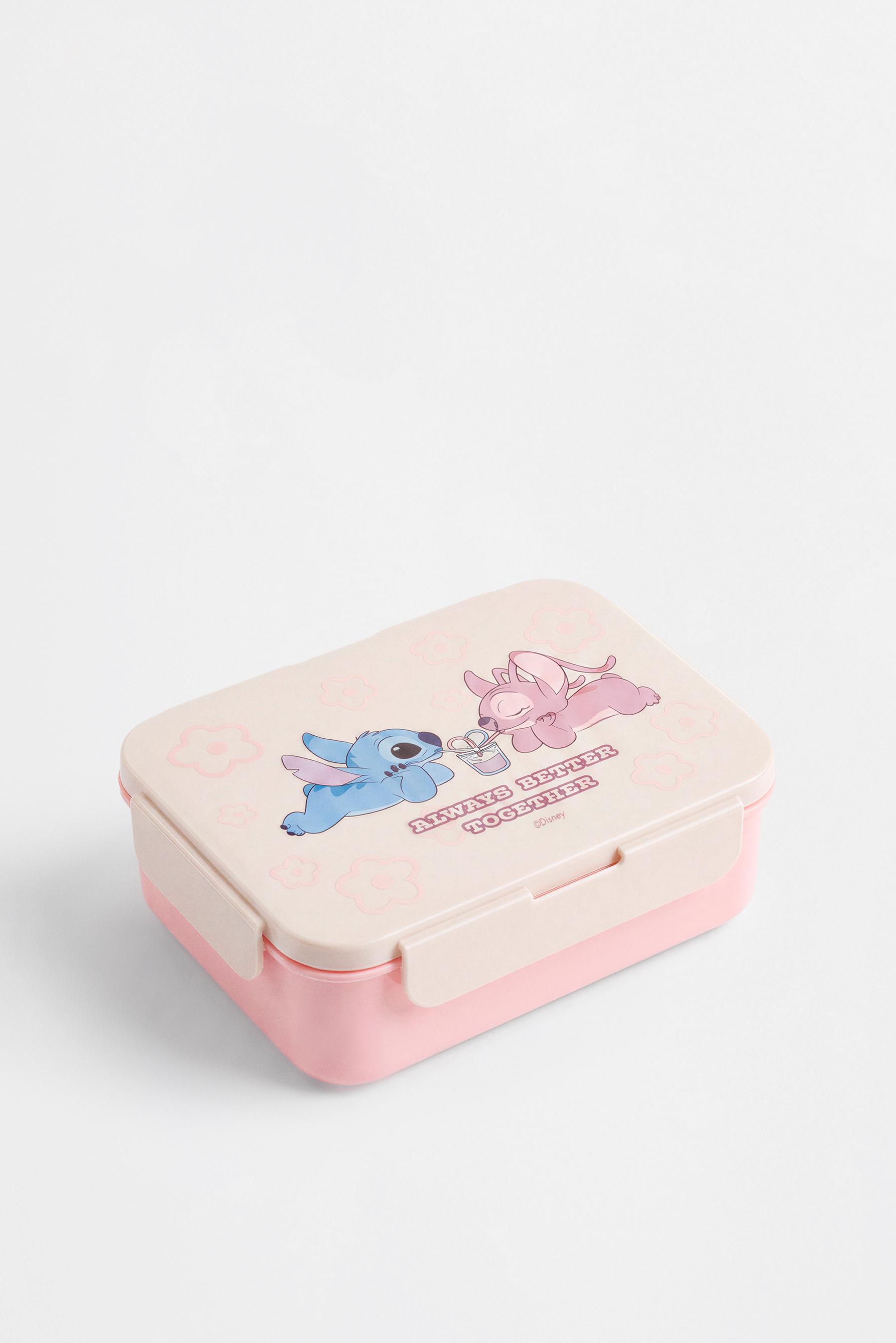 Stitch & Angel ©Disney compartment lunch box — BEIGE